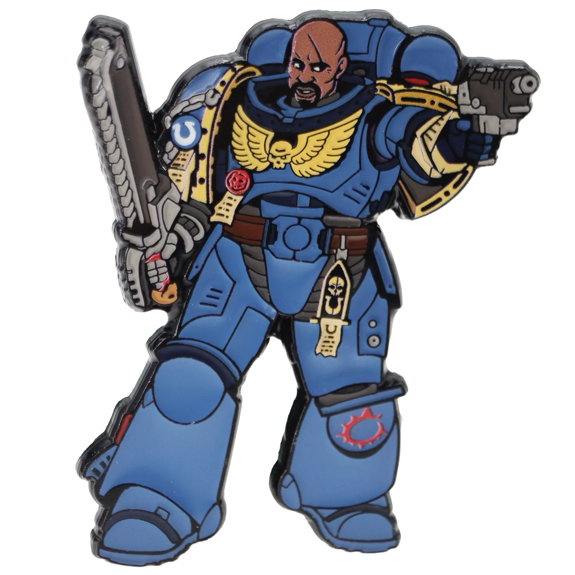 Foam Brain Mystery Loot: 40K Enamel Pins - Ultramarines vs Tyranids