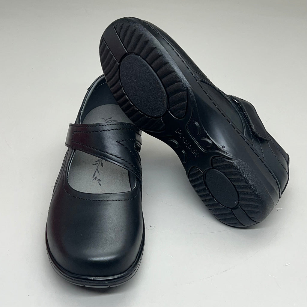 PROPET Golda Mary Jane Adjustable Lightweight Women's Sz 9.5 X(2E) Black WCA053L