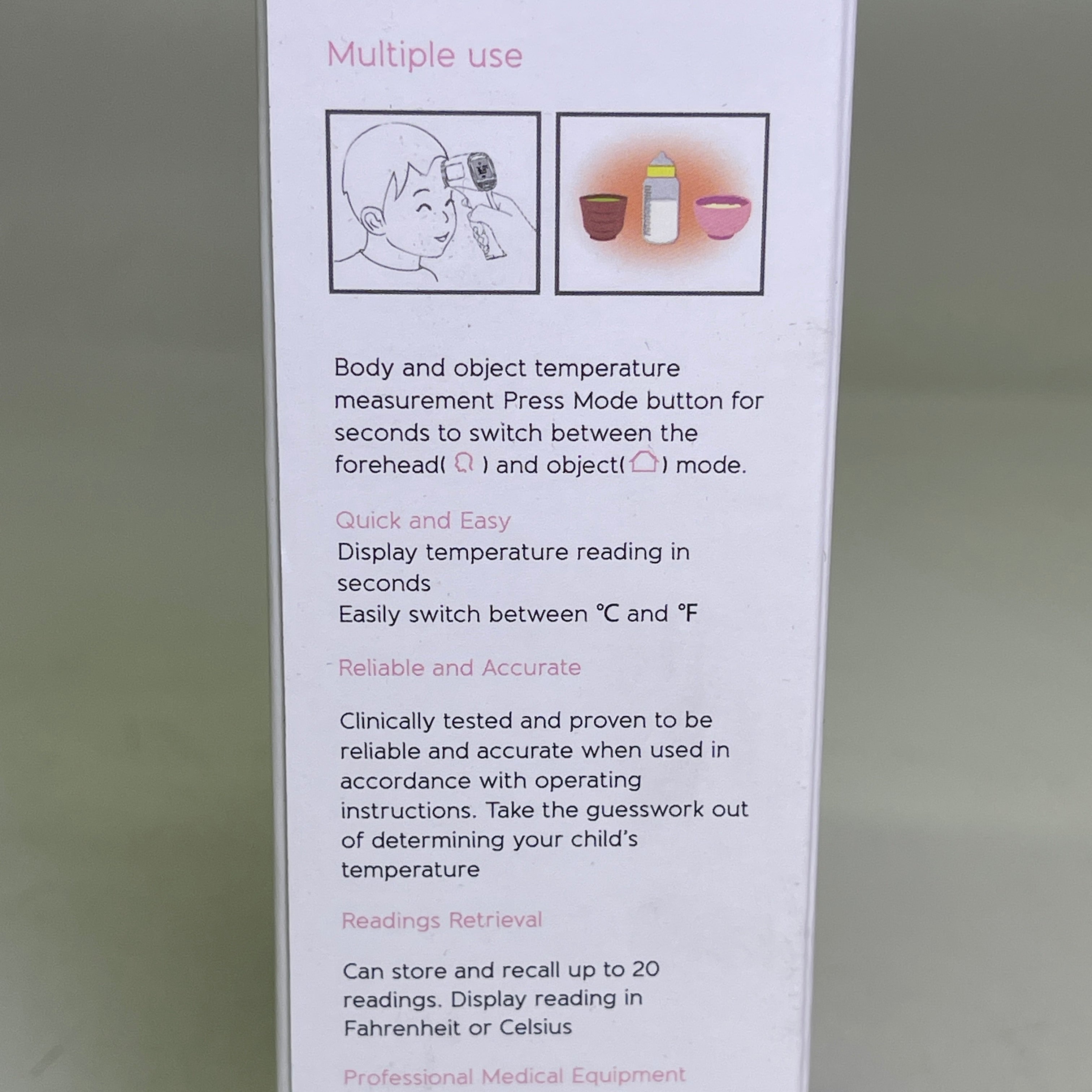 JUMPER Non-Contact Infrared Thermometer For Humans & Objects *USA SELLER* JPD-FR202