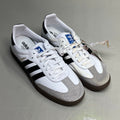 ZA@ ADIDAS Samba OG Sneaker Regular Fit Men's Sz 9 Black/White/Grey B75806 (As-is)