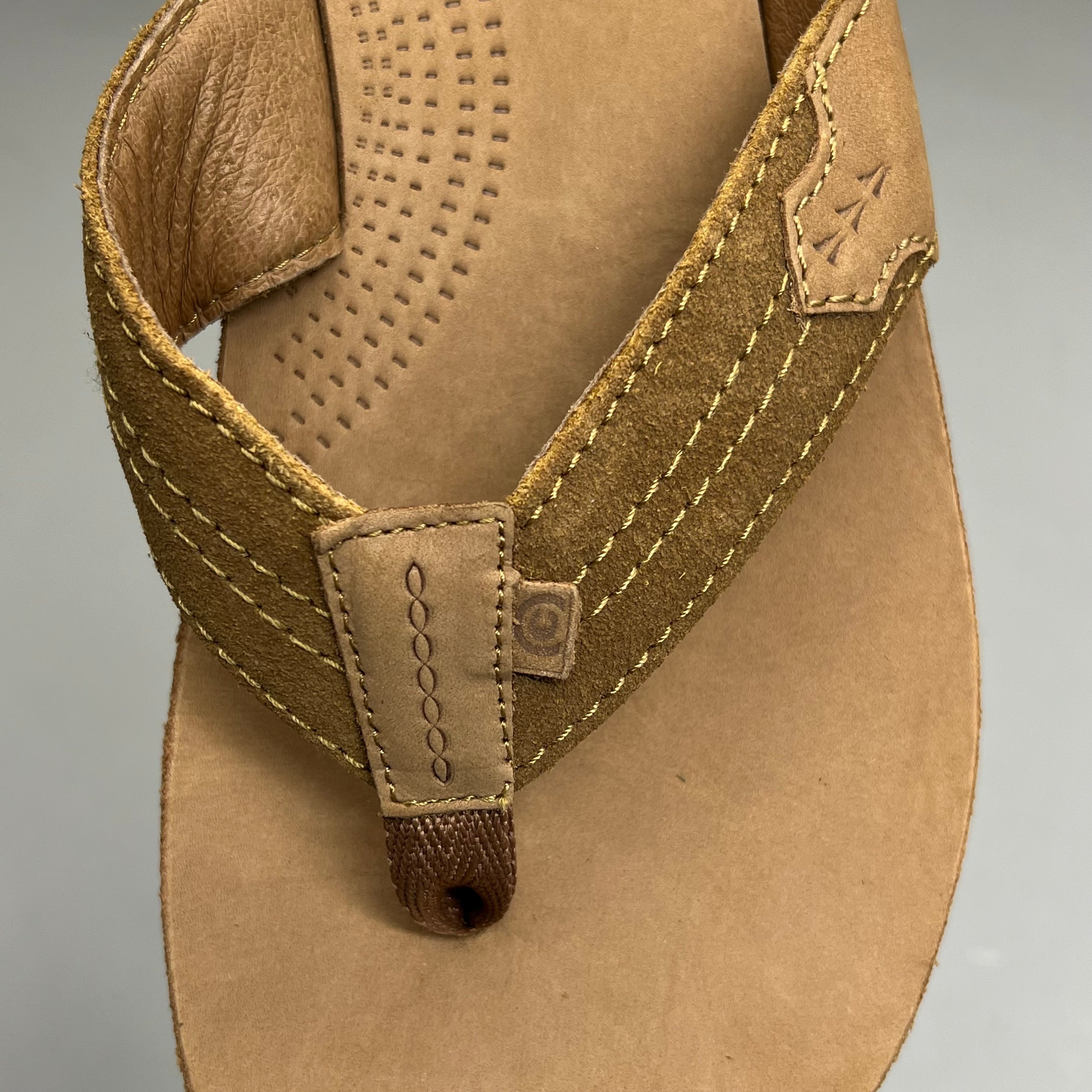 COBIAN Lazo Premium Leather Sandals Men's Sz 9 EU 41.5 Tan LZO-24-230-9
