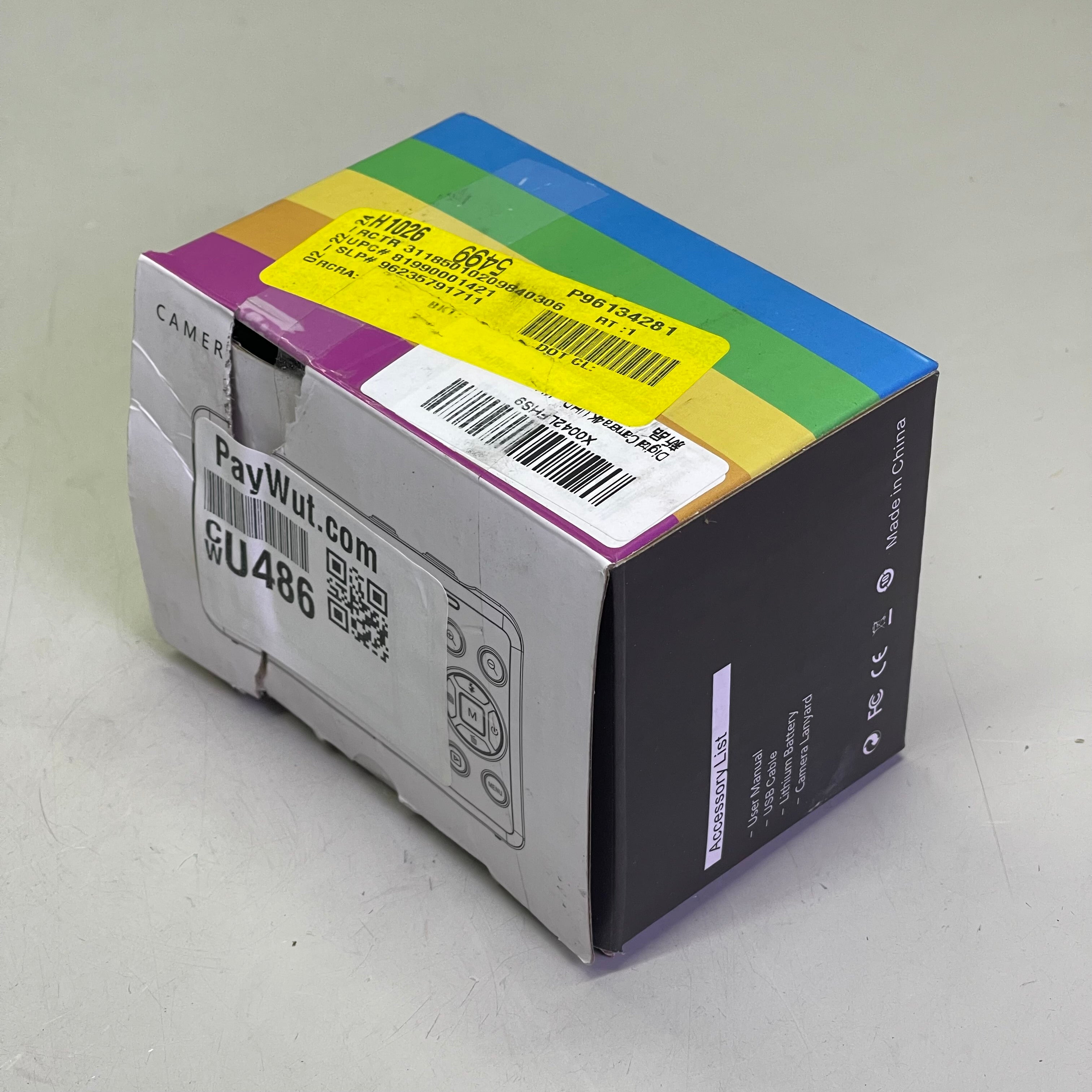 4K Ultra-HD Digital Camera 16x Zoom, 44 Mega Pixels, 7.36mm Pink