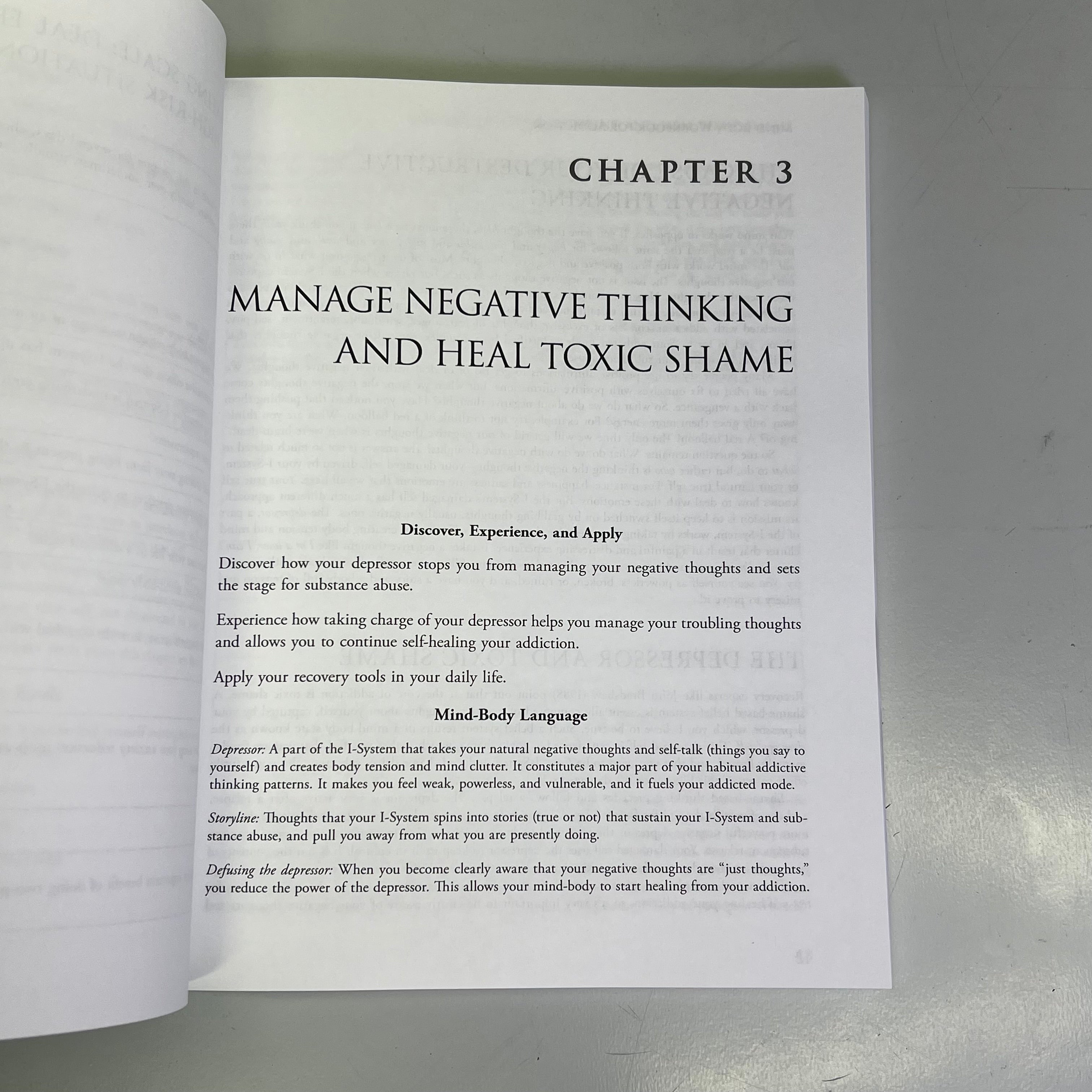 MIND-BODY WORKBOOK FOR ADDICTION Effective Tools Substance Abuse Recovery Book