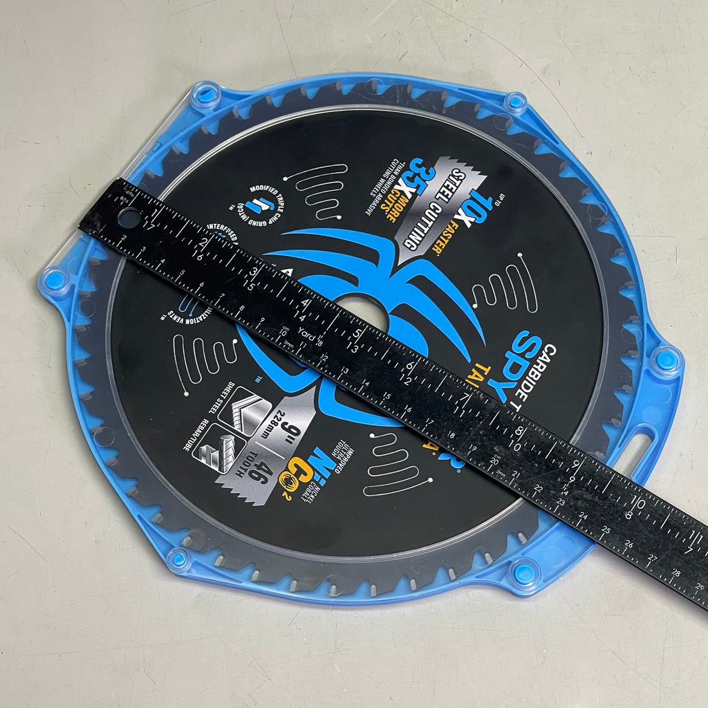 SPYDER Tarantula Steel Cutting Circular Saw Blade 46-Tooth, 9" Black 13503