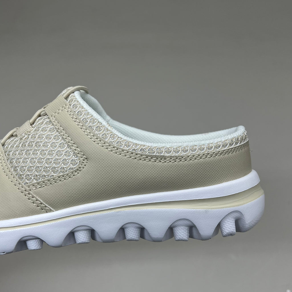 PROPET Travel Activ Slide Breathable 2 Tone Mesh Women's Sz 6 M(B) Sand WAT011M