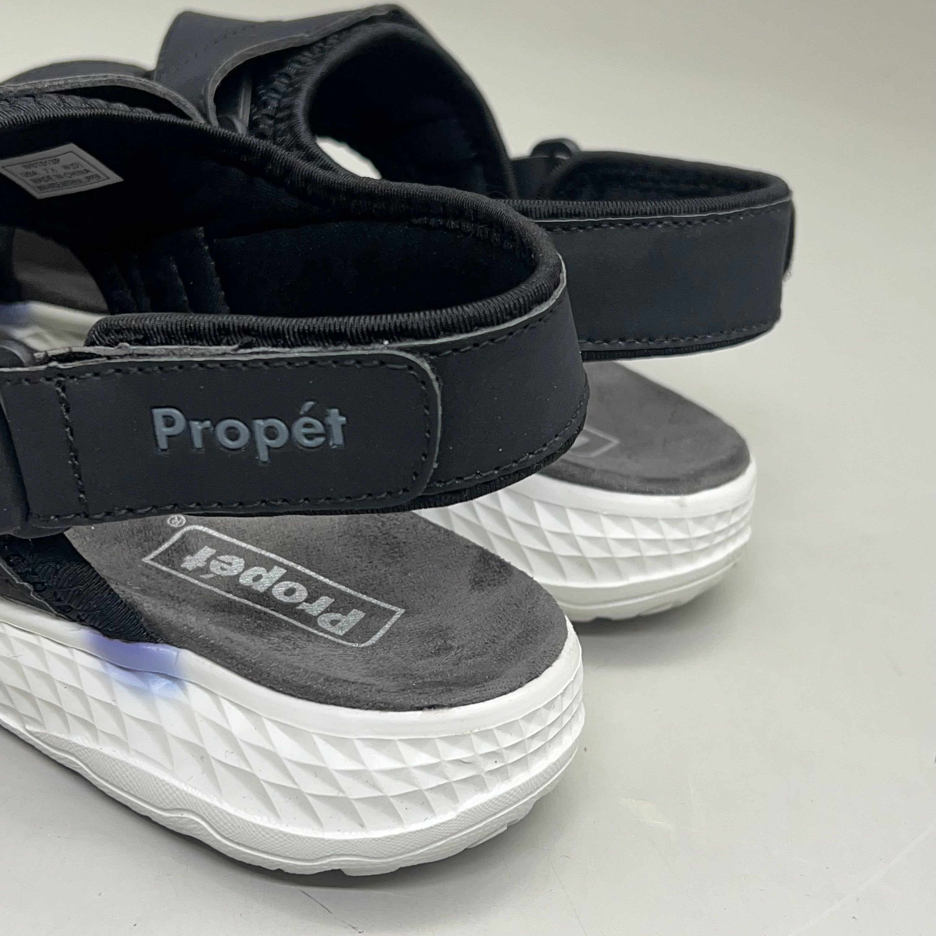 PROPET Travel Activ Sport Lightweight Women's Sz 9 M(B) Black/White As-is WST013P