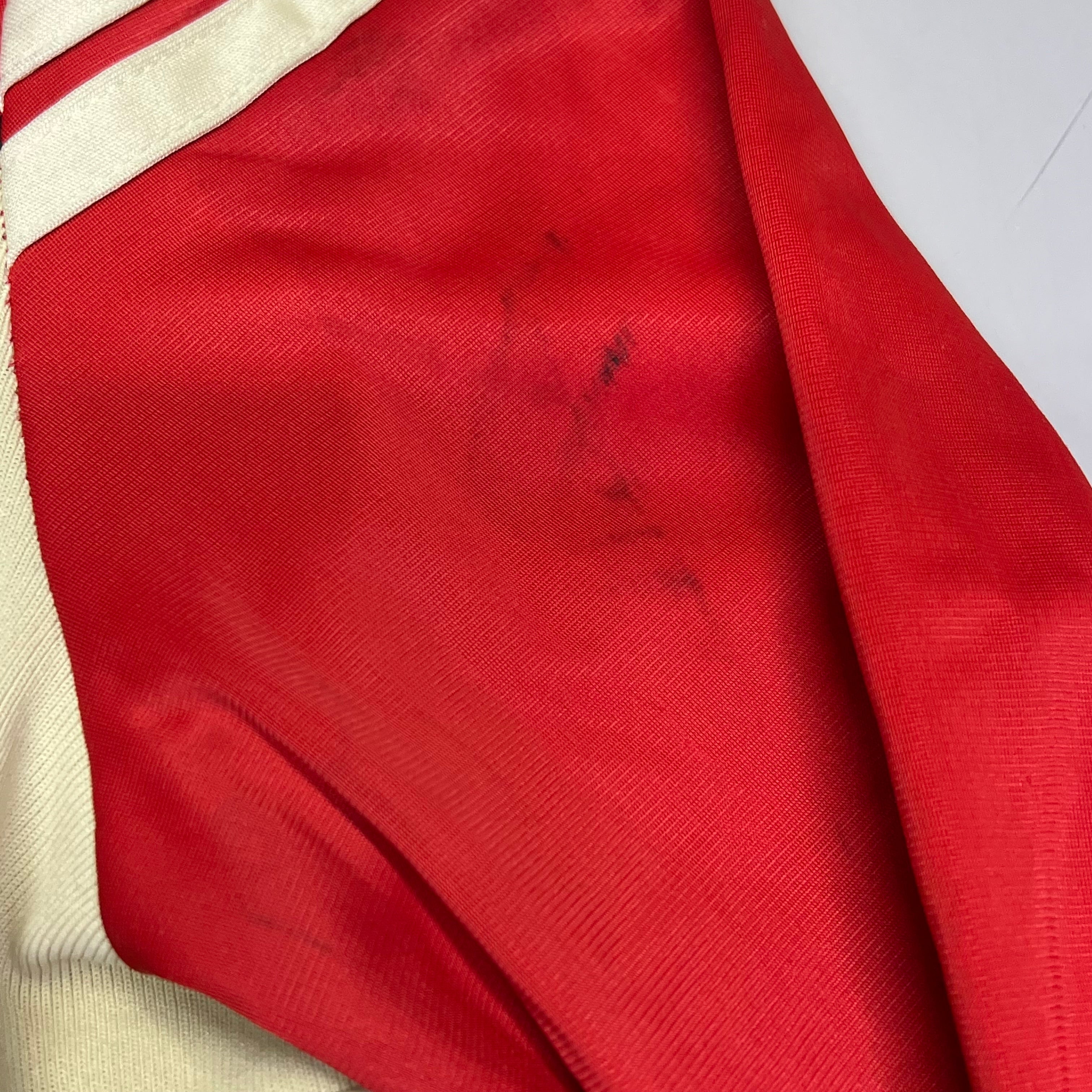 SERGIO TACCHINI Sportswear Track Suit Zip Up Jacket US Sz 40 Red/Cream (Used)