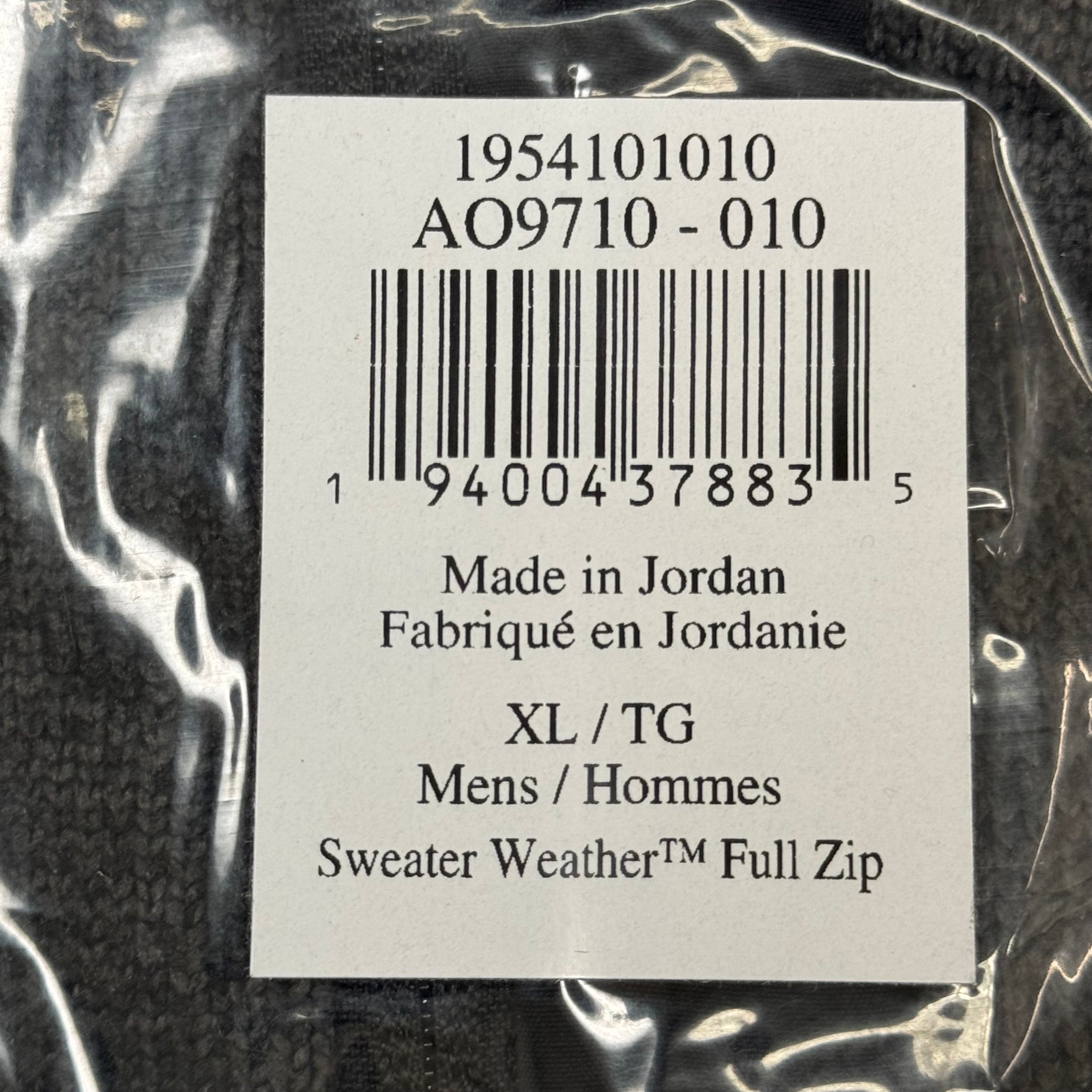 COLUMBIA Sweater Weather Fleece Full Zip Jacket Men's Sz XL Heather Black