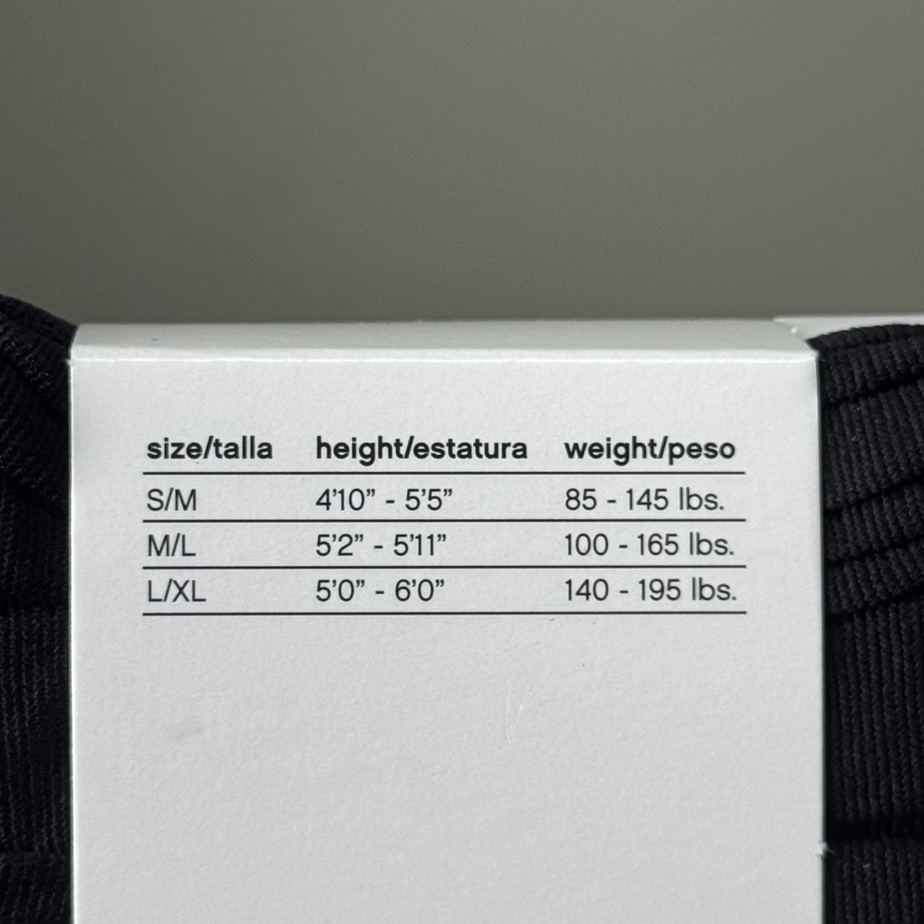 HANES (3 PACK) Style Silky Opaque Tights Non-Control Top Women's M/L Black 639772