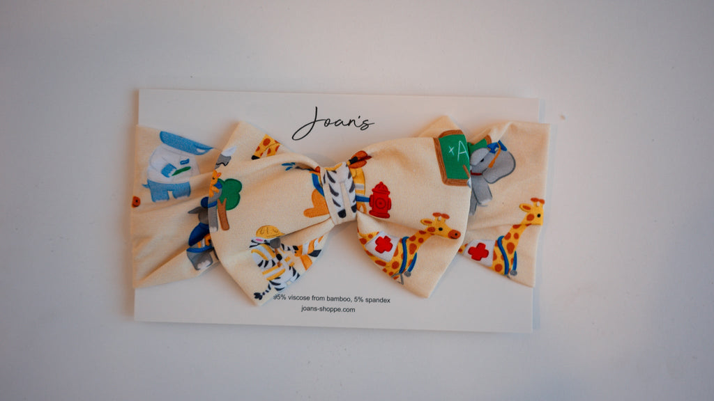 Animal Occupation Luxe Bow