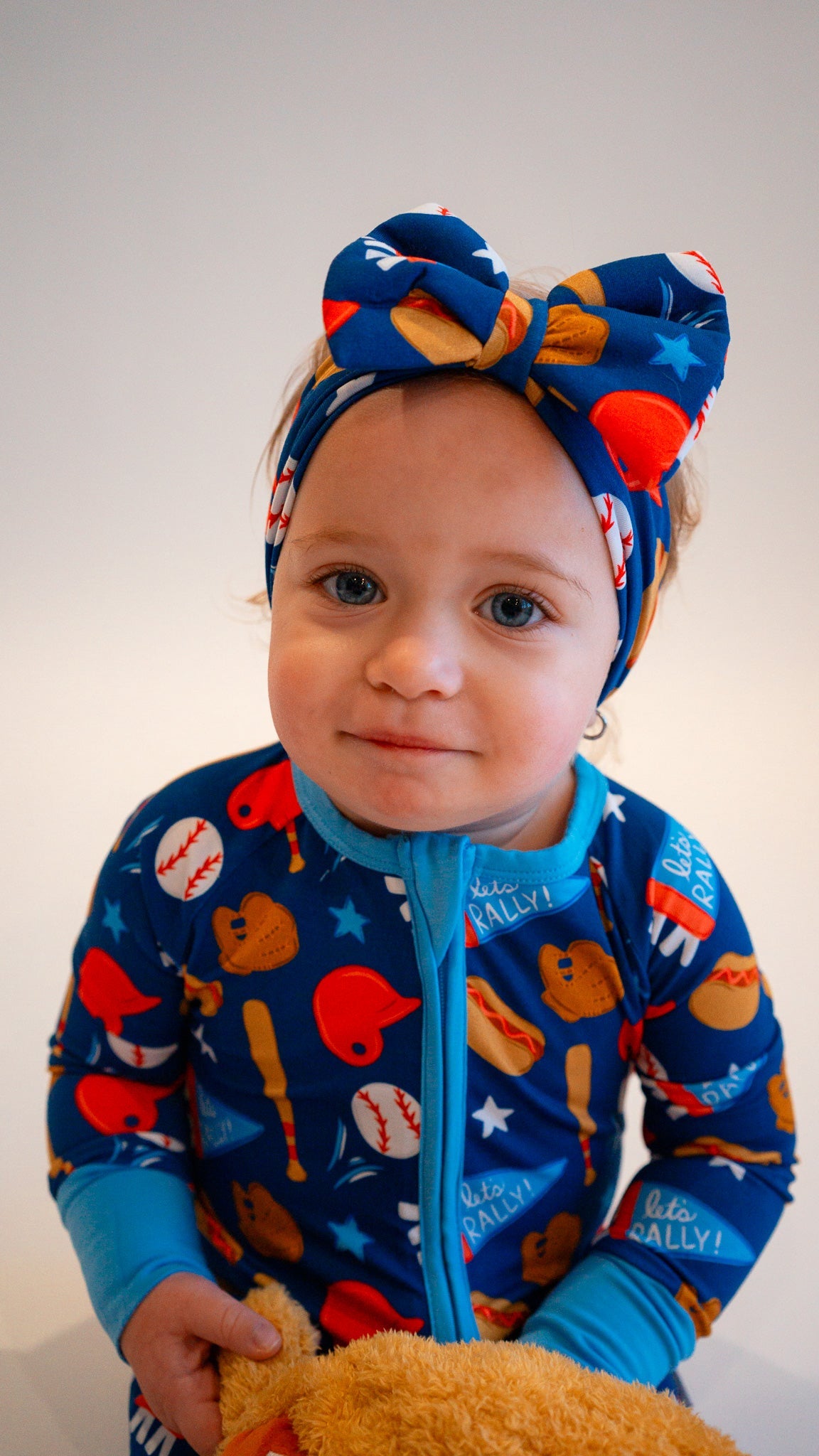 Baseball Luxe Bow