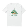 Hawaiian Tee For Men Hang Loose By Loindaflow Tee Crew Neck 100% Cotton - White By Laihha Organna