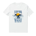 Hawaiian Tee For Men Sunset Whale Chorus Tee Crew Neck 100% Cotton By Shawn