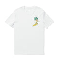Hawaiian Tee For Men In the Elements By Loindaflow Tee Crew Neck 100% Cotton - WHITE By Laihha Organna