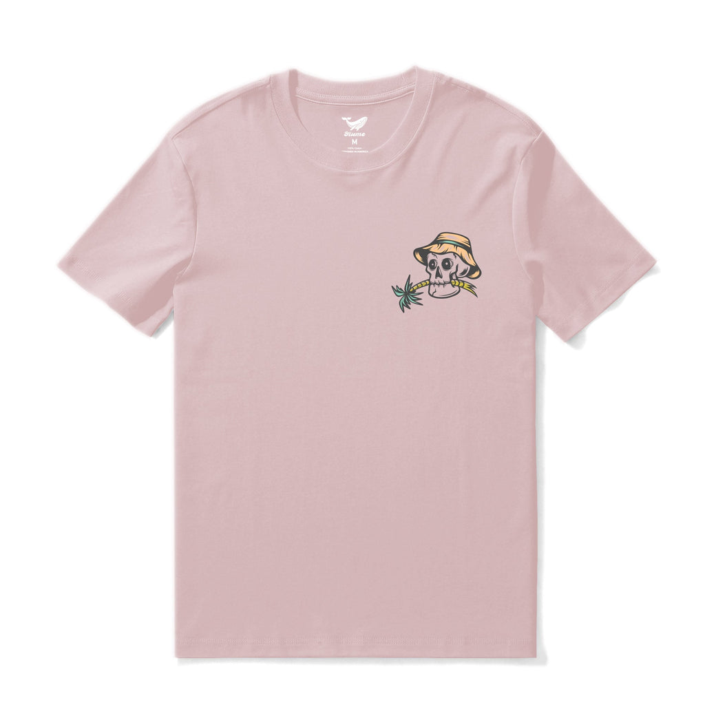 Hawaiian Tee For Men Taste of Tropical By Loindaflow Tee Crew Neck 100% Cotton - PINK By Laihha Organna