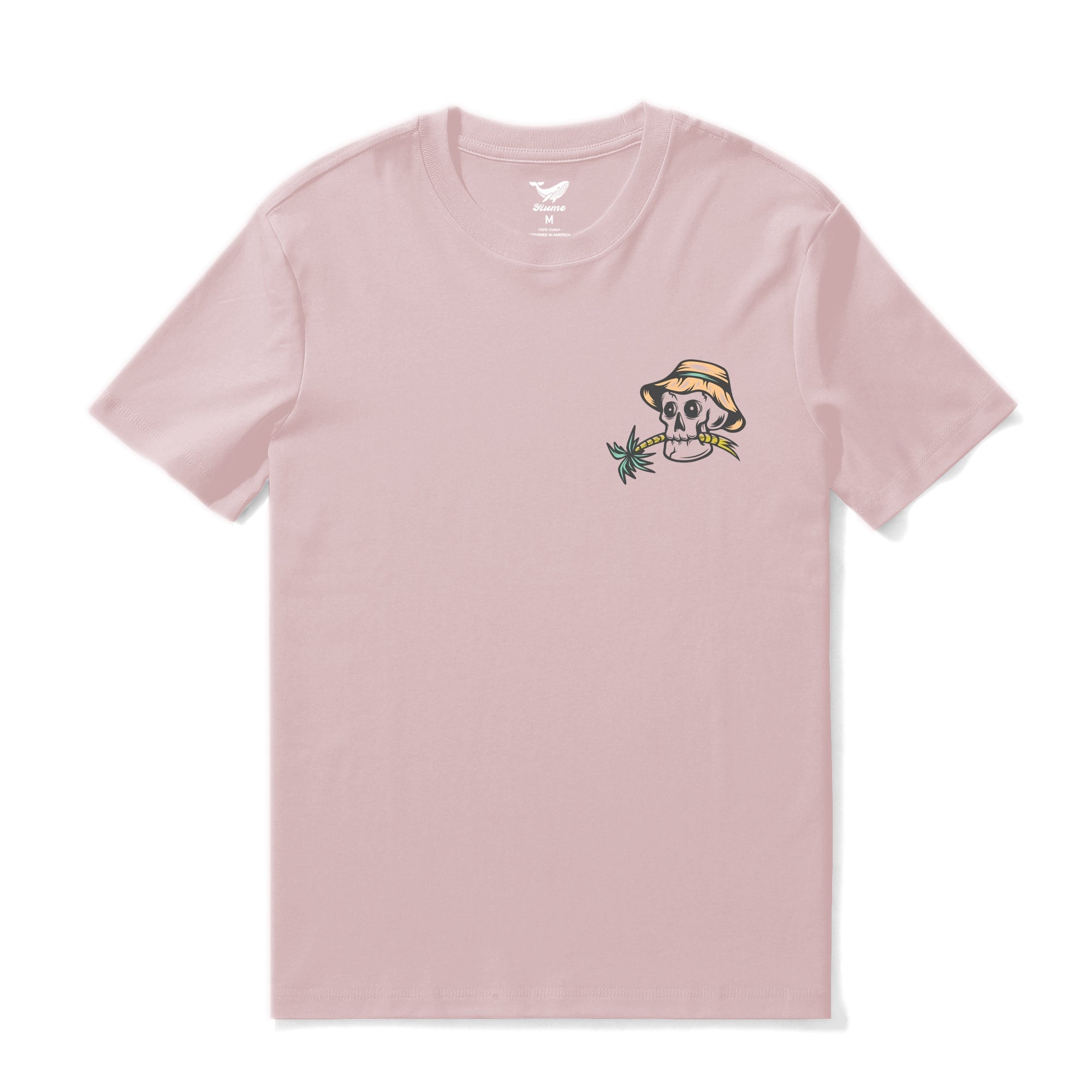Hawaiian Tee For Men Taste of Tropical By Loindaflow Tee Crew Neck 100% Cotton - PINK By Laihha Organna