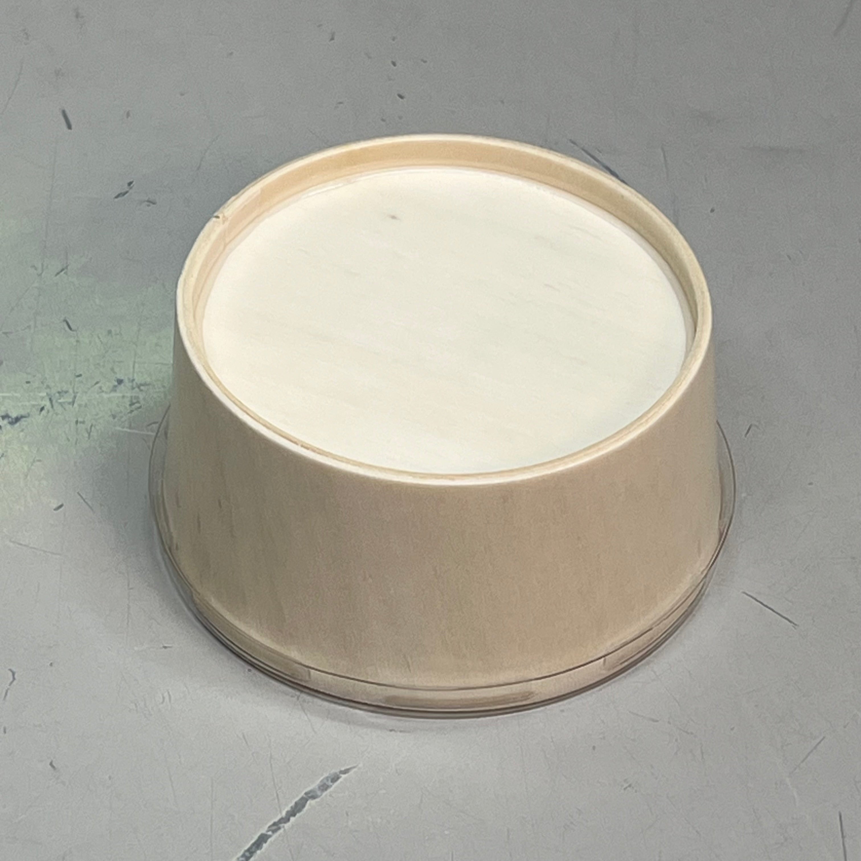 VERTERRA (100 PACK) Balsa Wood Ramekin Round W/ Lids 3"x1.5" Tan VT-RAM-0