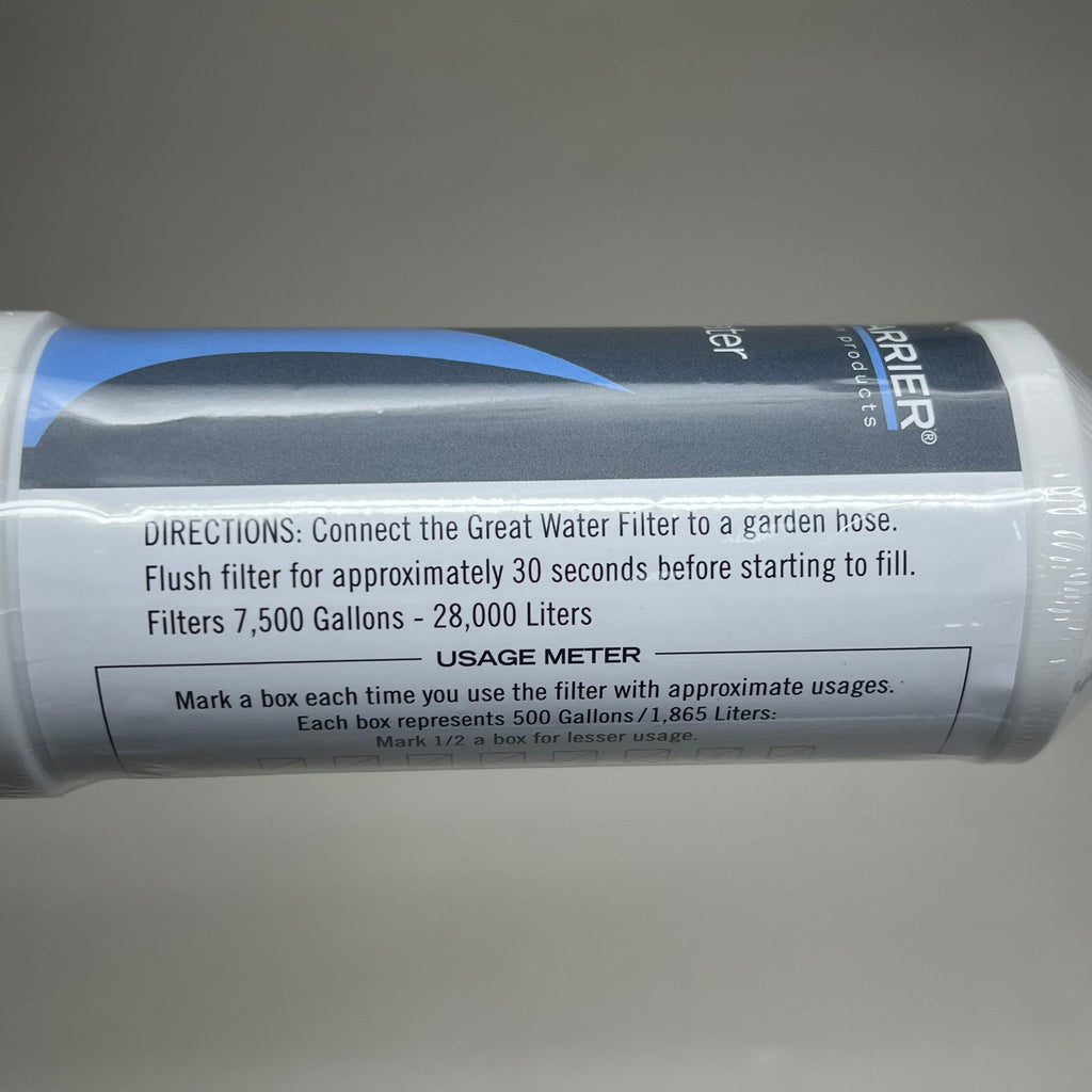 GREAT BARRIER Great Water Filter Attachment For Garden Hose Easy Assemble 5039