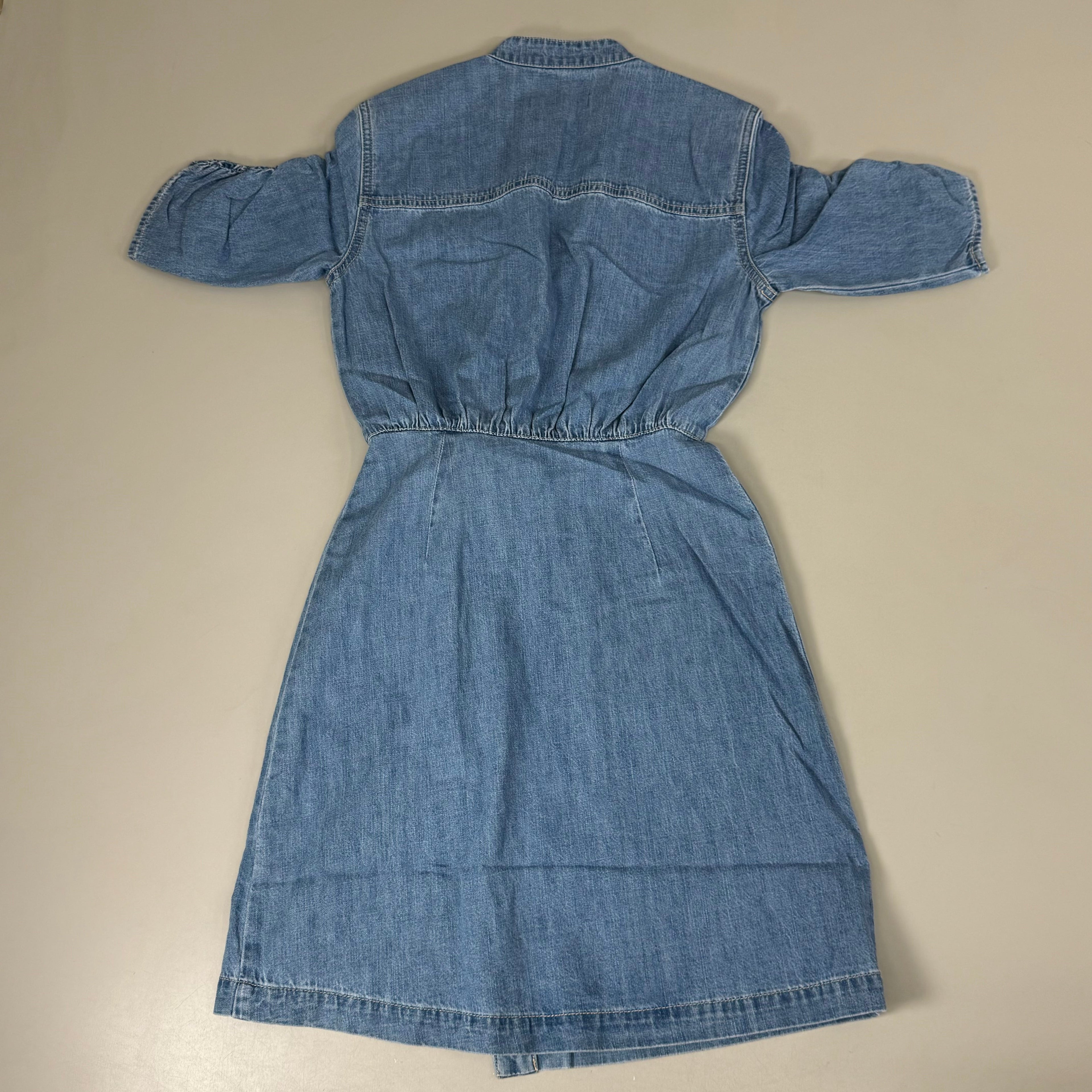 VERONICA BEARD Jeans Women's Dunn Mini Dress Sz-4 Iceberg J24067101286IC
