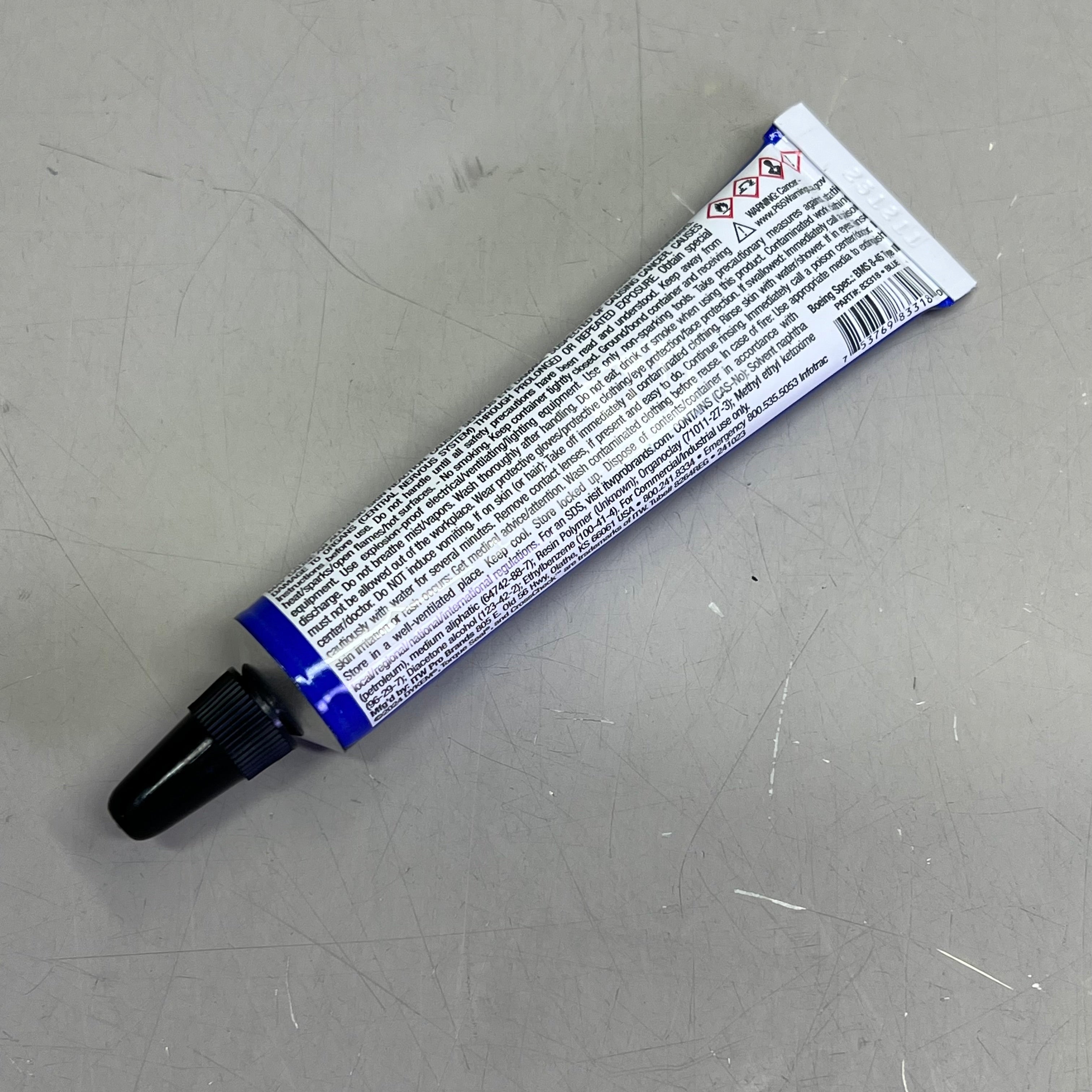 ZA@ DYKEM (3 PACK) Cross Check Torque Seal Tamper Proof 1 oz Blue 83318