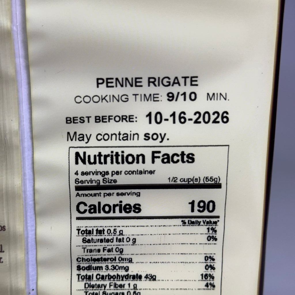 LE VENEZIANE (12 PACK) Gluten Free Corn Pasta 8.8 oz BB 10/26 (Distressed Box)