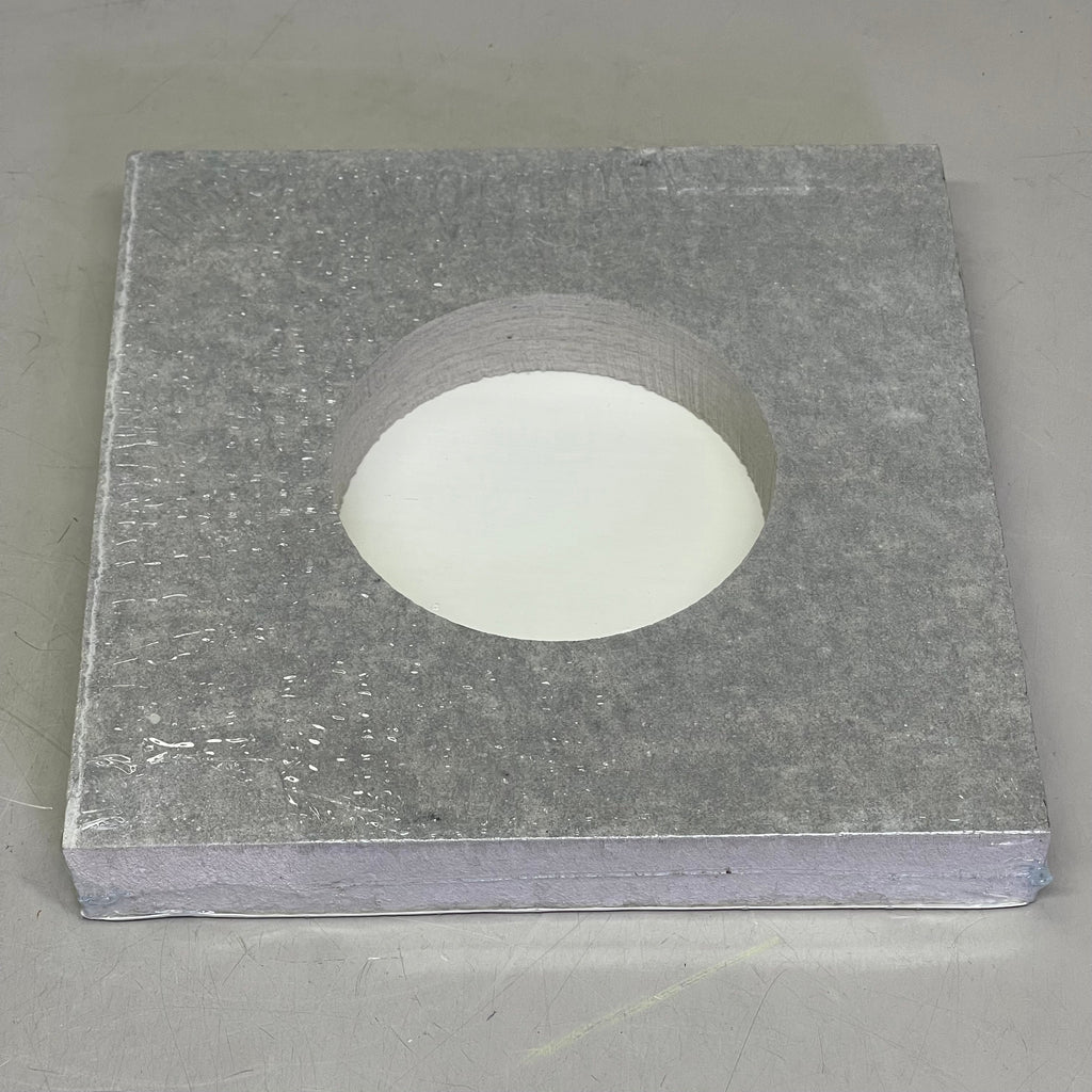 PORTLANDPRODUCTS (10 PACK) Primed Smooth Small Light Block O/D 7.25" x 7.25" x I/D 3-5/8" Grey PPS231LBS