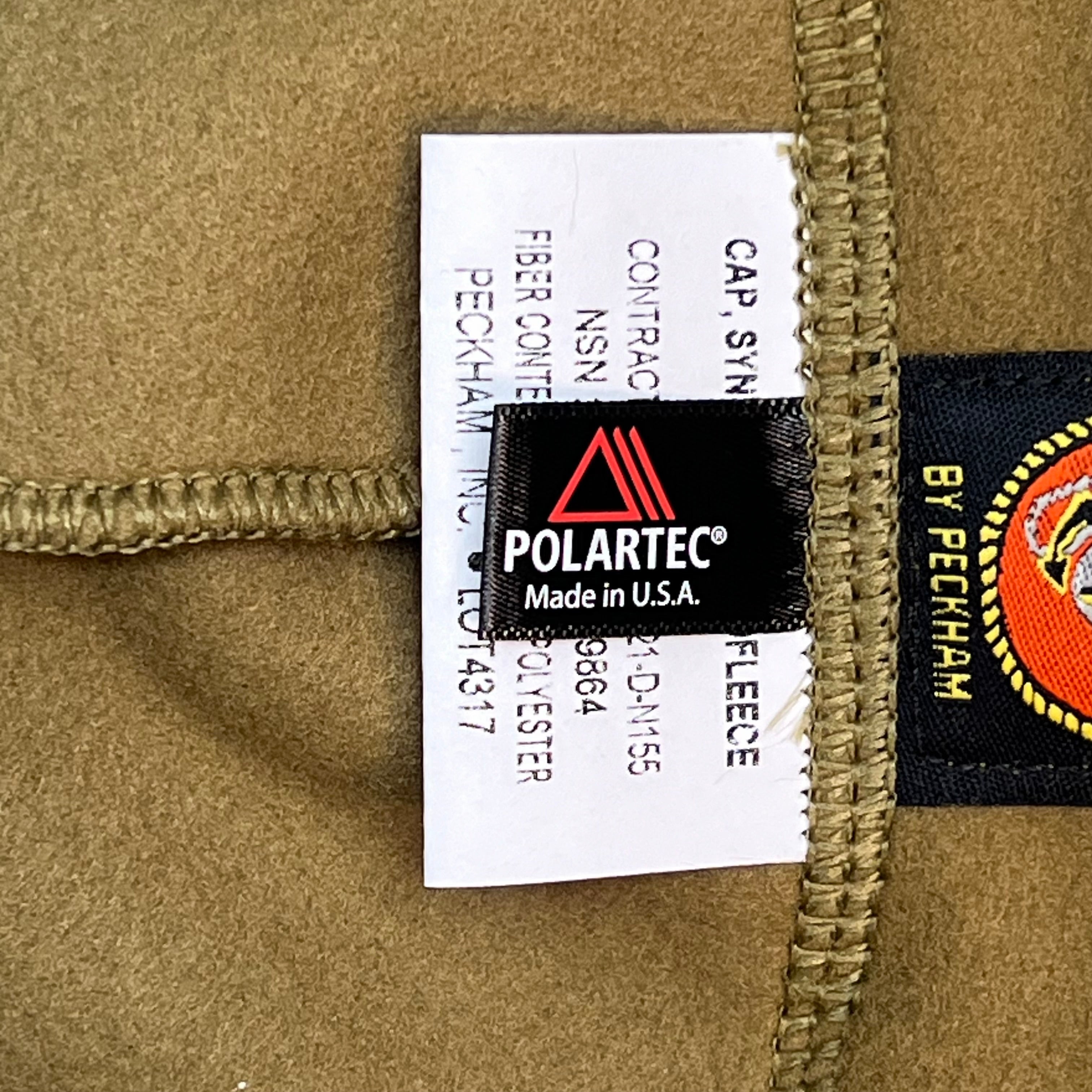 POLARTECK Classic Micro Series Fleece Winter Hat One Sz Coyote 8415-01-502-9864