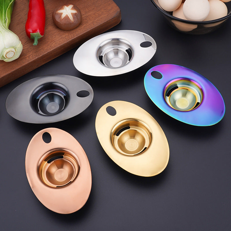 Food Grade 304 Stainless Steel Egg White Separator Egg Yolk Separator Egg Filter Kitchen Baking Gadgets