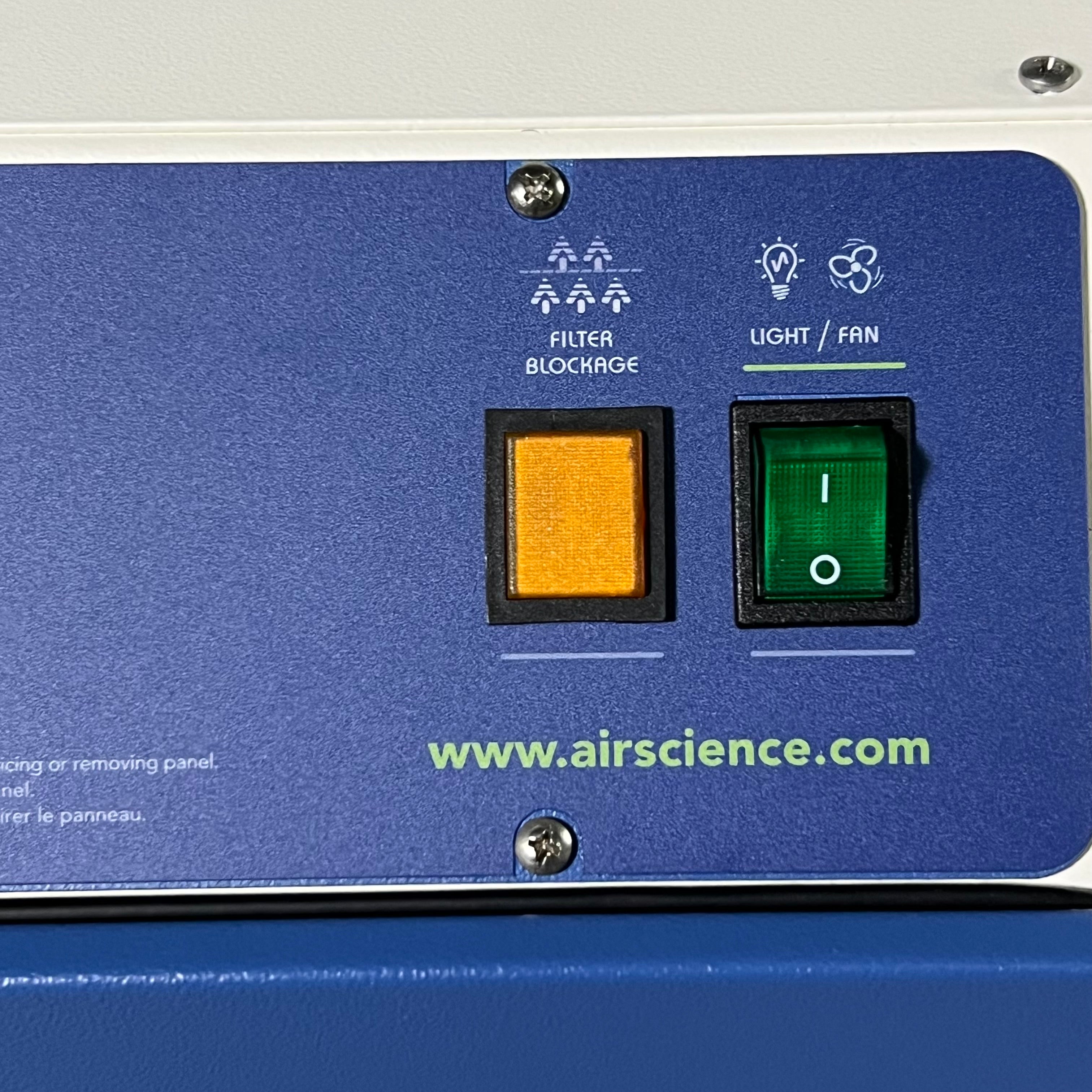 AIR SCIENCE Basic Ductless Fume Hood Sz 23.5" L X 21" W X 11" H P5-24-HEAD-A