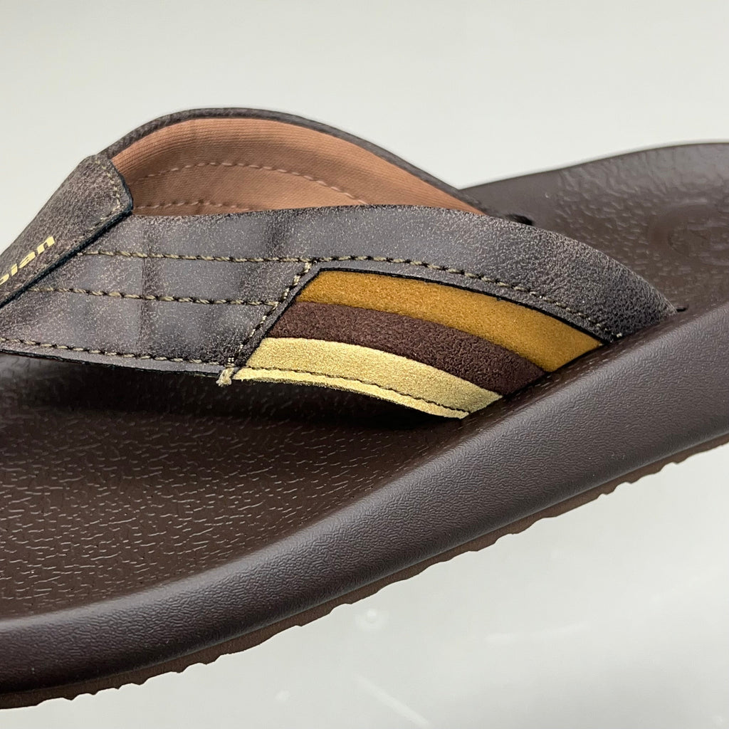 COBIAN Kandui Synthetic Leather Strap Men's Sz 9, EU 41.5 Chocolate KAN25-2011-9