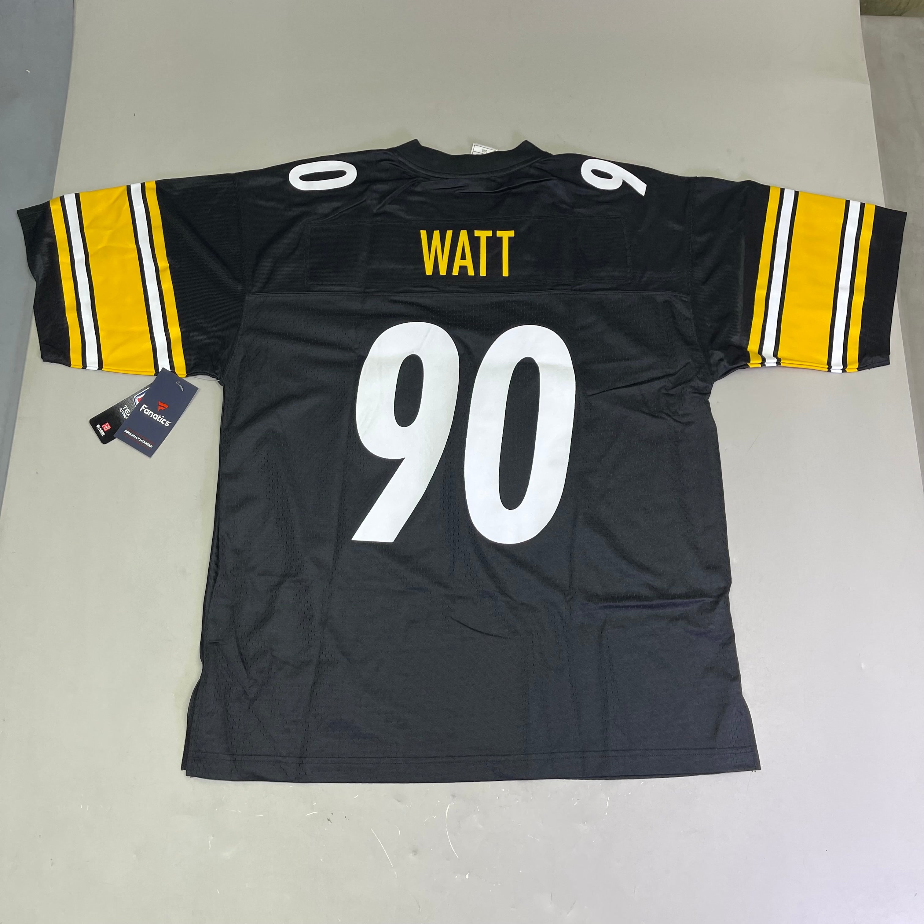 FANATICS Pittsburgh Steelers #90 T.J. Watt Home Jersey 3XL 427M-PSPL-7LF-4UA