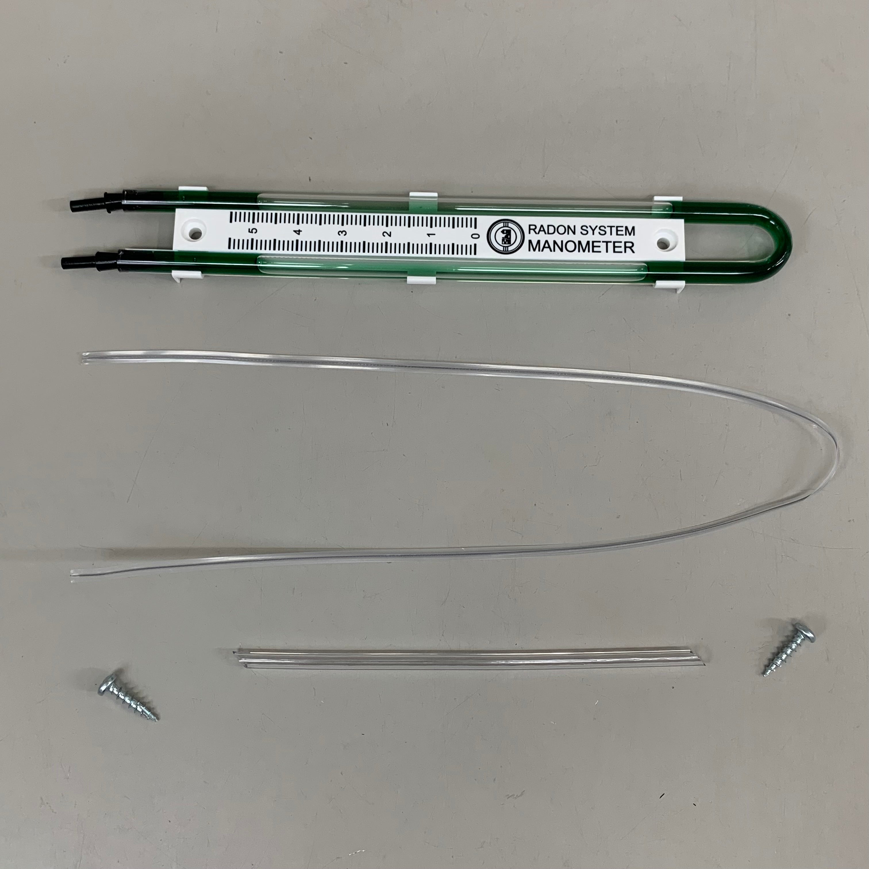 ZA@ FESTA RADON (3 PACK) U-Tube Radon System Manometer 5.5" Green