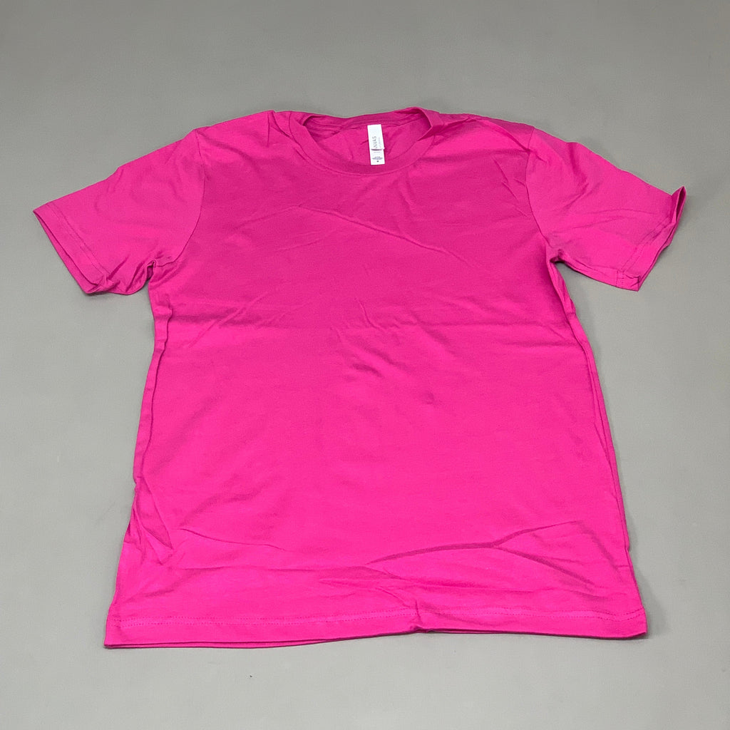 BELLA + CANVAS (12 PACK) Unisex Crewneck Short Sleeve Tees Sz S Berry (New)
