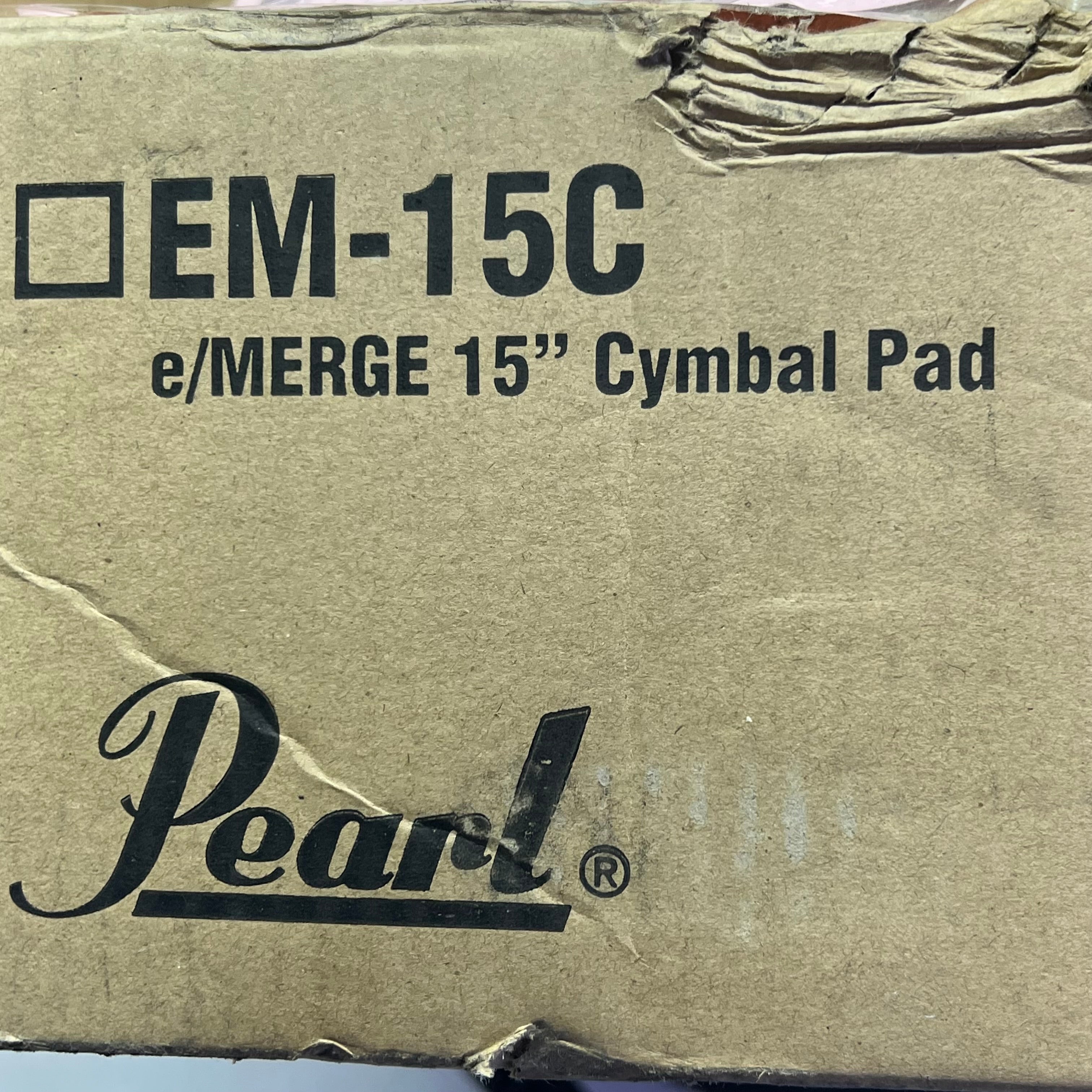 PEARL PureTouch Crash Cymbal For EMerge Electronic Drum Setup 15" Black EM-15C