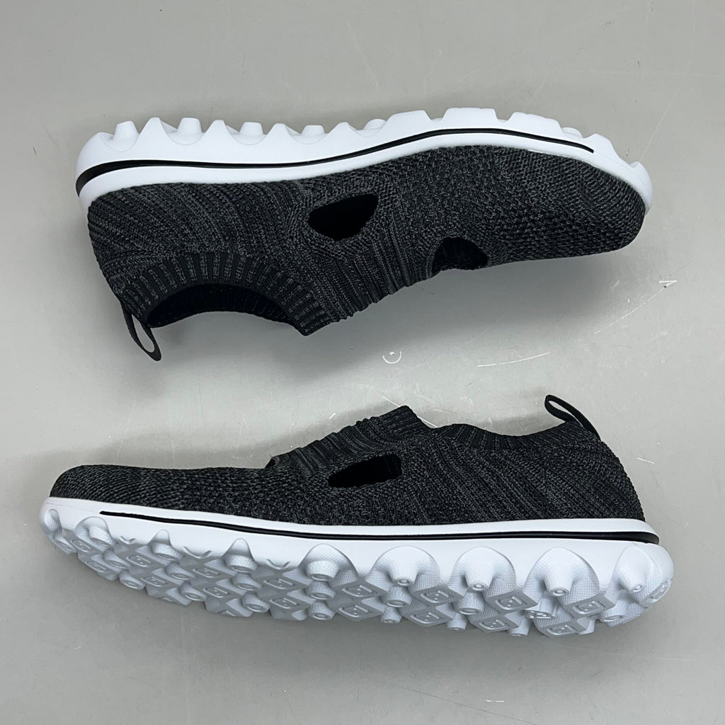 PROPET TravelActiv Avid Knit Shoe Women's Sz 7.5 Width M(B) Black WAT064M
