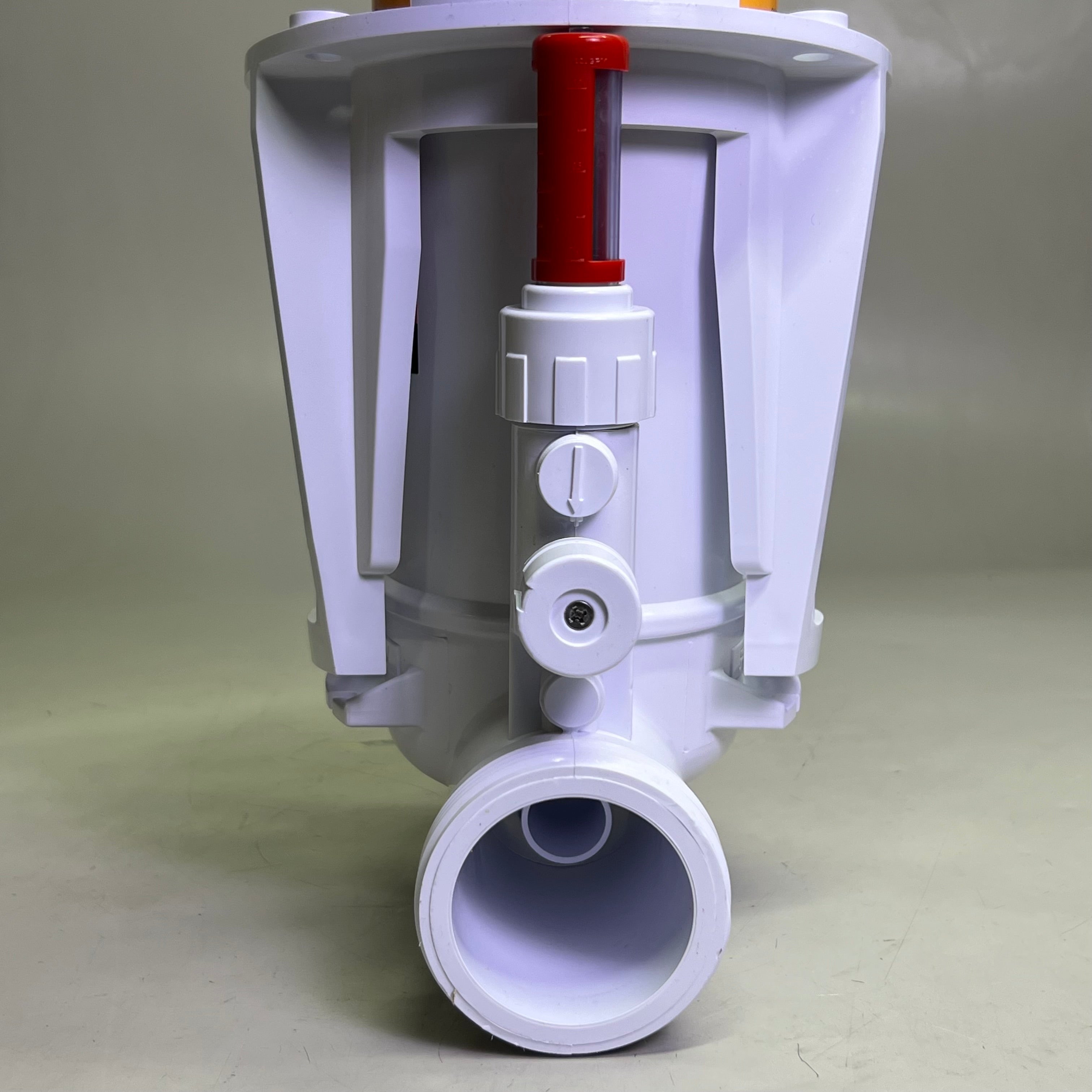 CMD Powerclean Tab Ultra In-line Chlorinator with Base w/ Clear Glass, White