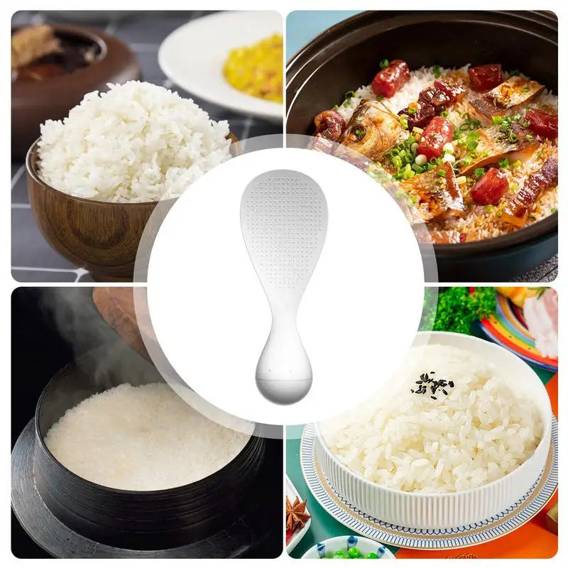 Rice Spoon Tumbler Design Non Stick Rice Serving Scoop Multi-purpose Kitchen Tableware High-temperature Resistant Kitchen Tools