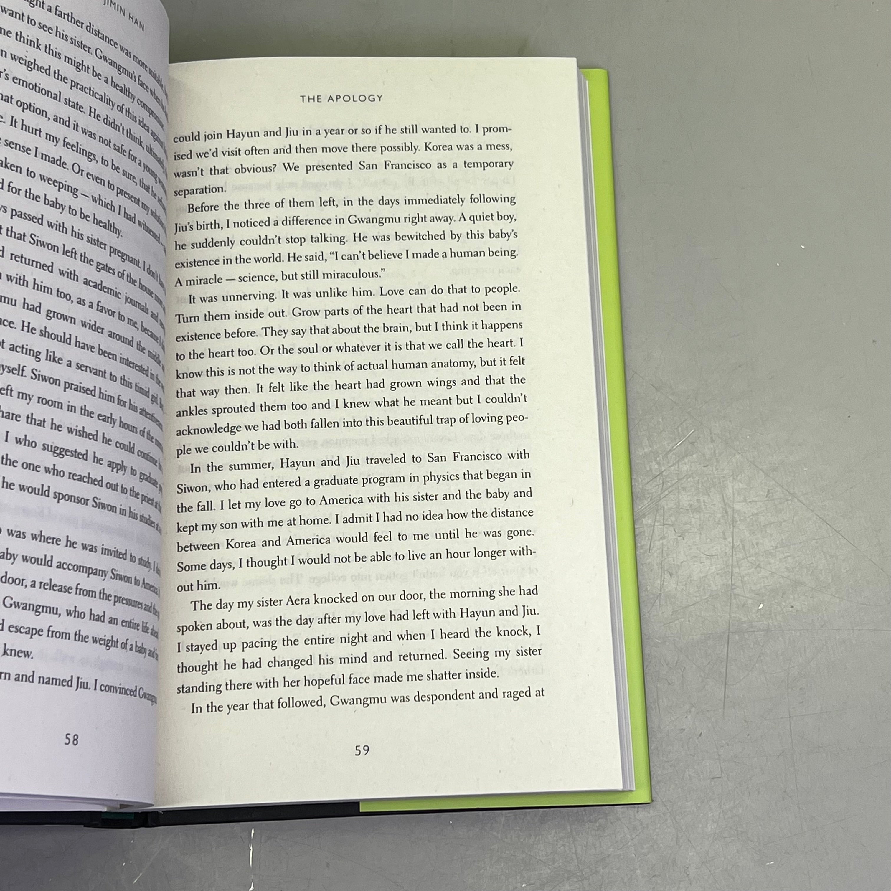 THE APOLOGY About A South Korean Matriarch Hardcover Book By Jimin Han