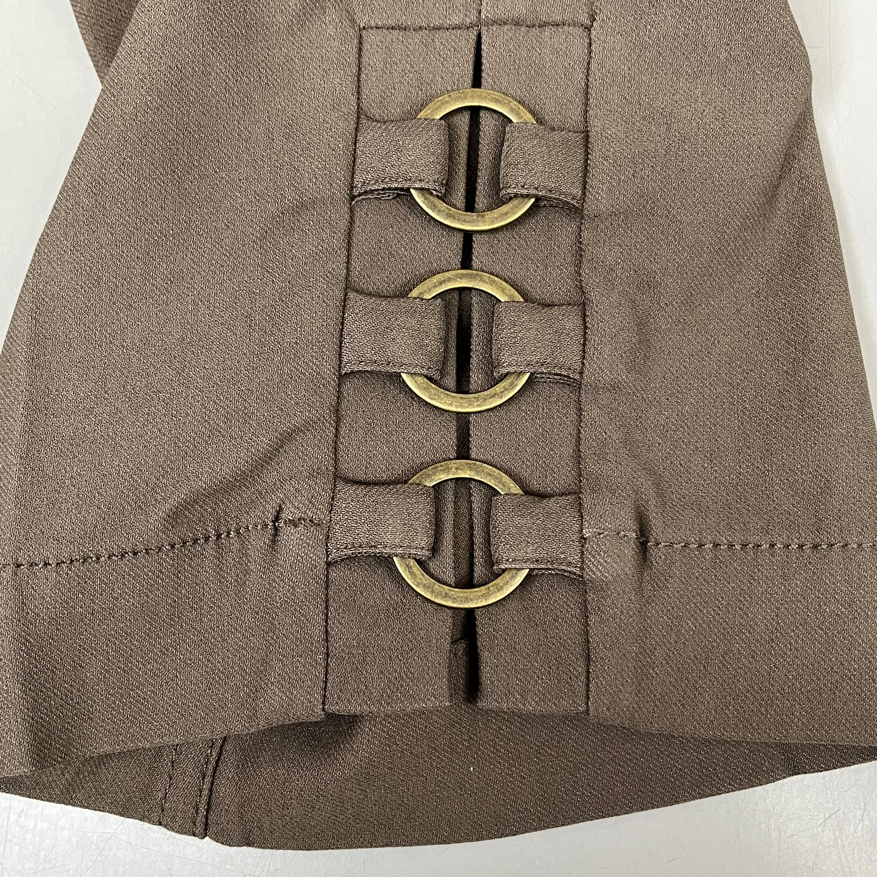 MULTIPLES Ankle Pants Petite Women's Sz 10P Truffle M33709PP