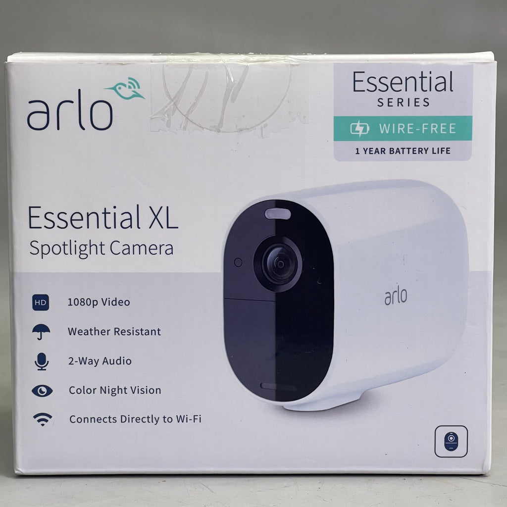 ARLO Essential XL Spotlight Camera 130° FOV White VMC2032W-100NAS (Pre-Owned)
