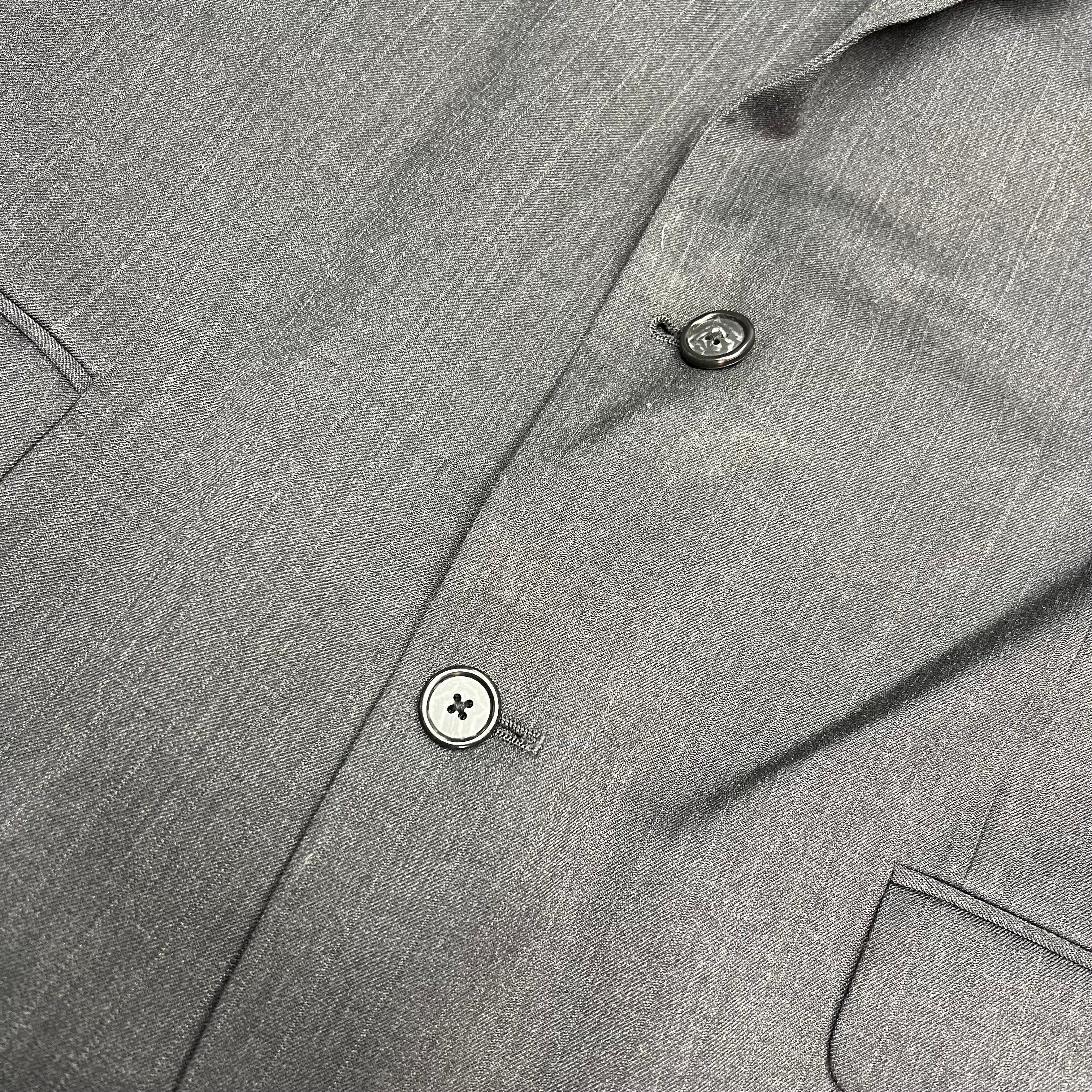 EISENBERG 2 Button Suit Blazer Men's Sz R 42 Grey SCOTT 2BTN CT W001746