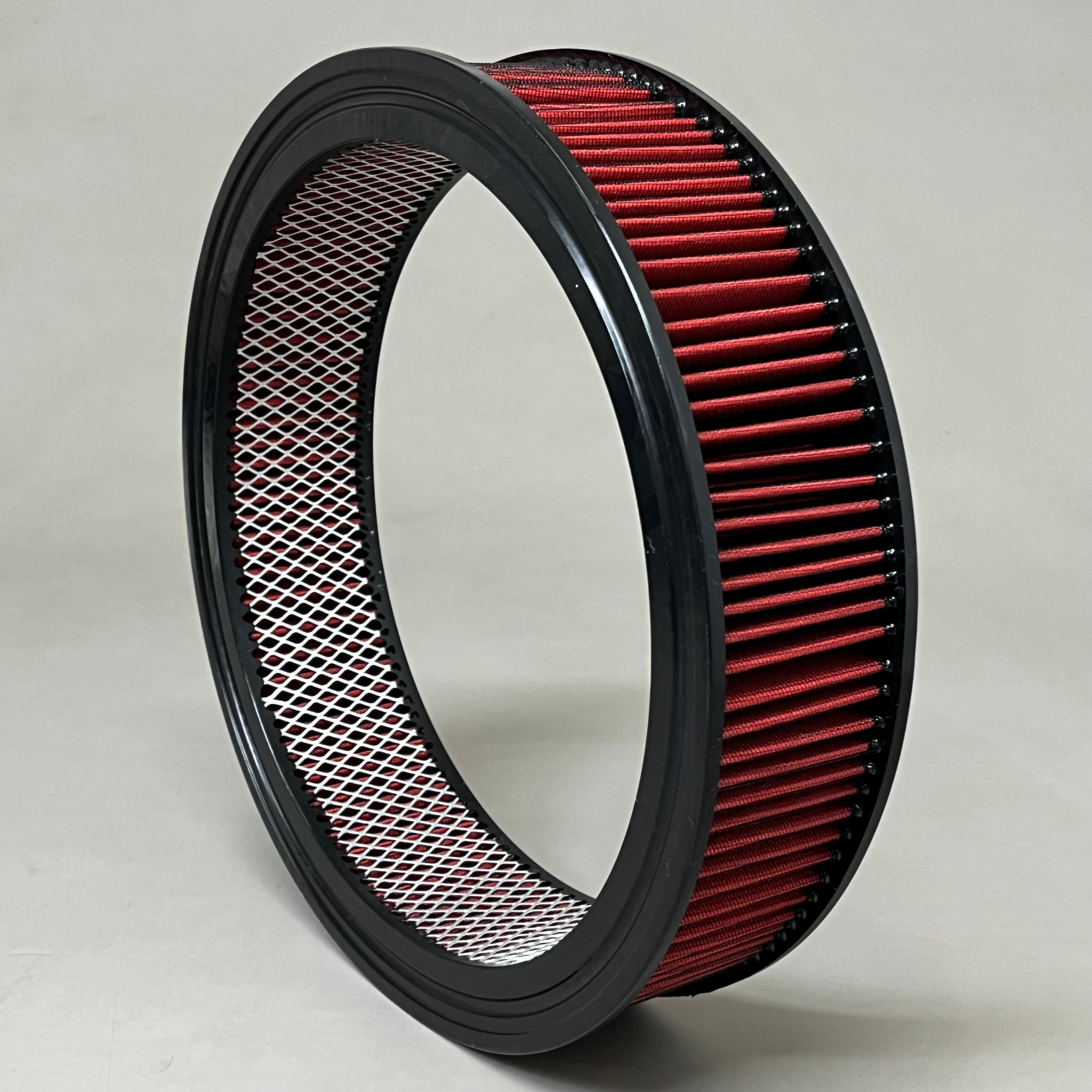 SPEEDMASTER Element Extreme Top Air Cleaner Kit 14"x2" Red/Chrome PCE104.1047