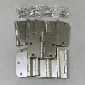 DESIGN HOUSE (10 Pack) Radius Satin Nickel Door Hinge 3 1/2", 5/8" Radius Corners 181420 (New Other- (See Images))