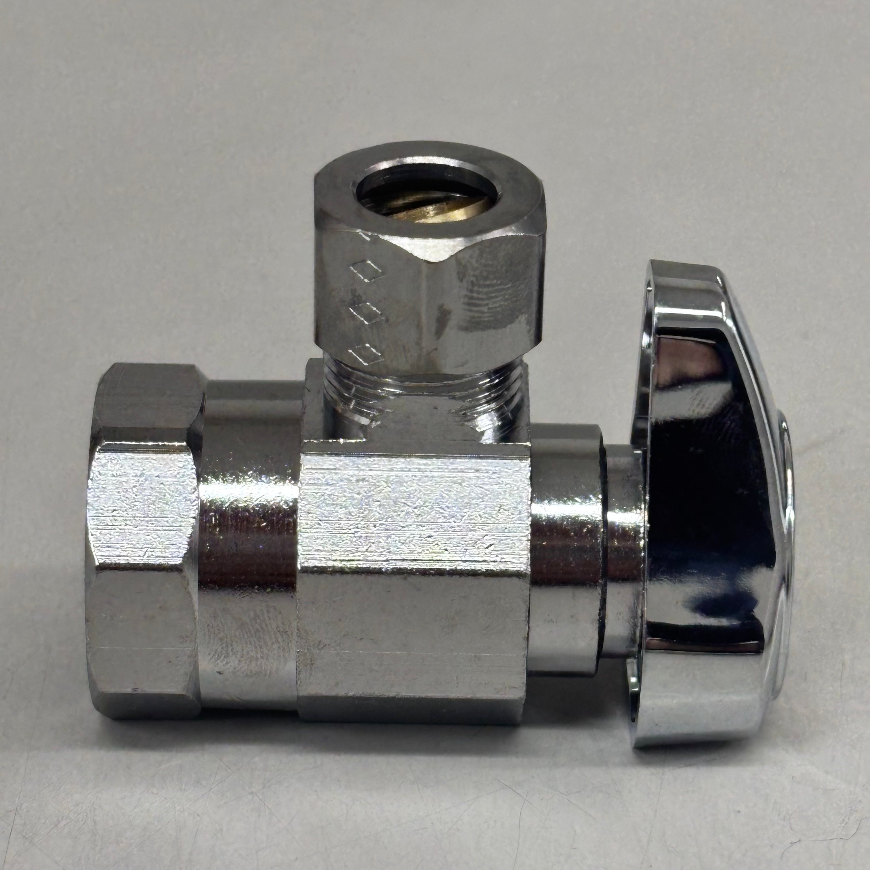 BRASSCRAFT (2 PACK) 1/4 Turn Angle Stop 1/2" FIP In X 3/8" OD COMPR Out G2R17XC