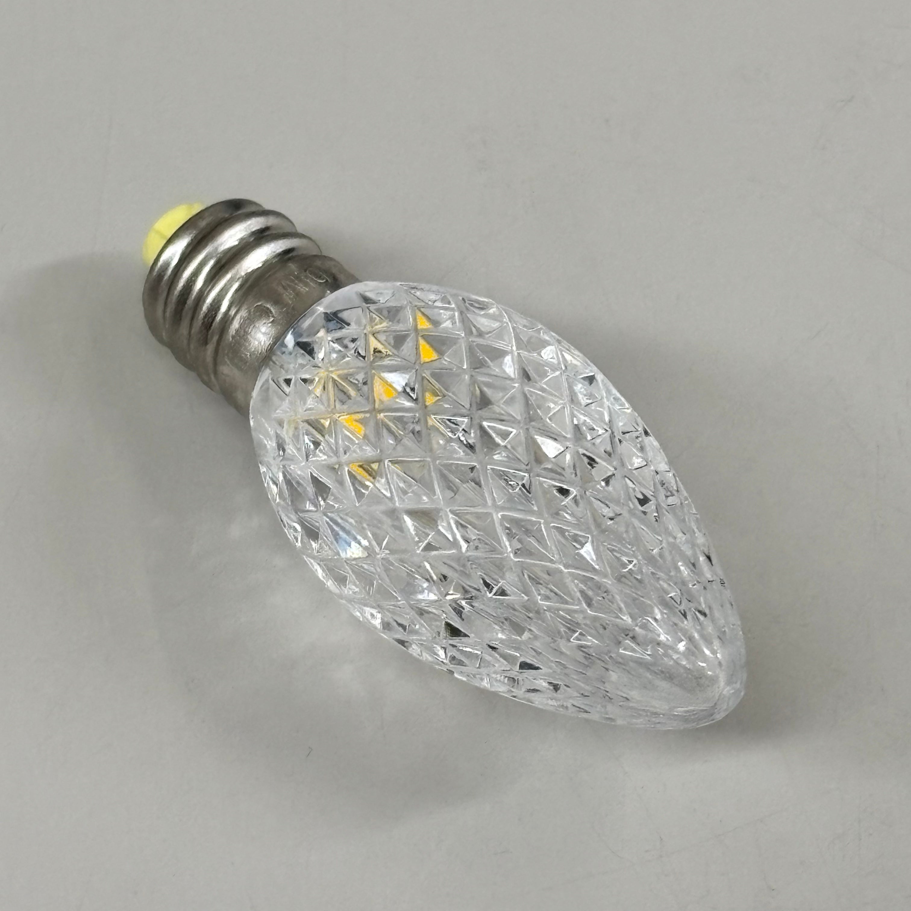 MAIN STREET (2 PACK, 25 BULBS EACH) LED C7 Christmas Light Bulbs Warm White
