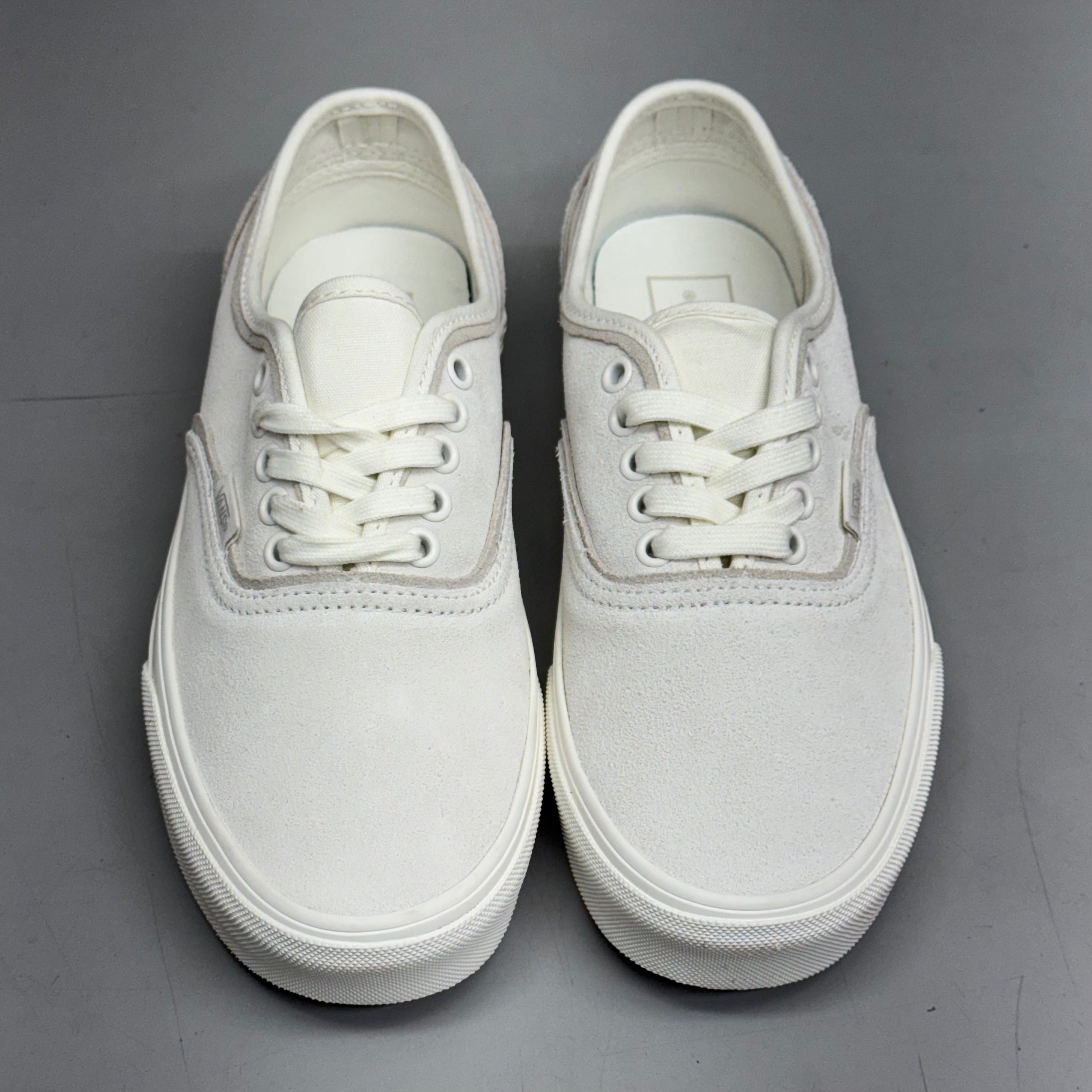 VANS Authentic Sliver Sneakers Shoes Mens's Sz 9 White/White VN000D6DWWW