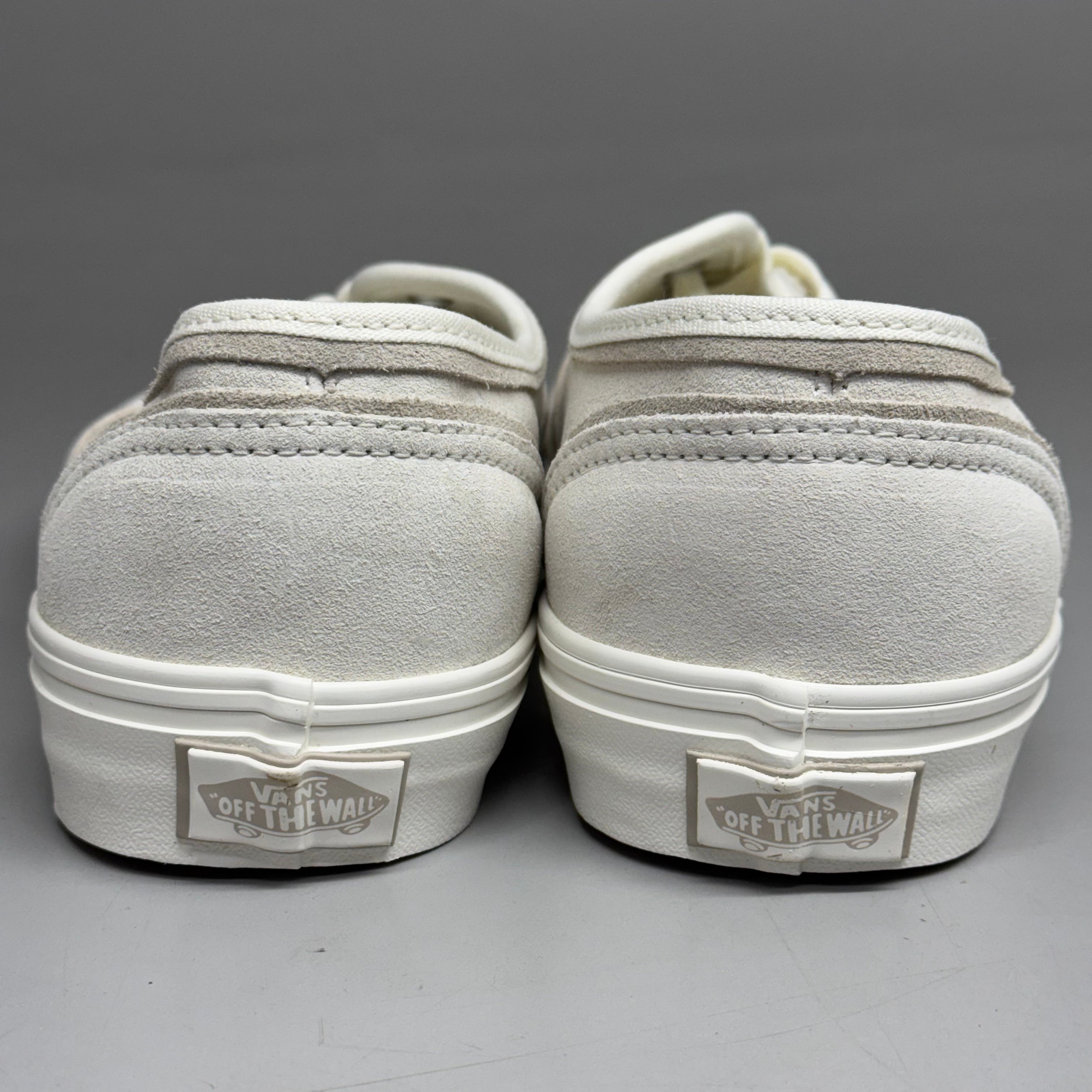 VANS Authentic Sliver Sneakers Shoes Women's Sz 9 White/White VN000D6DWWW