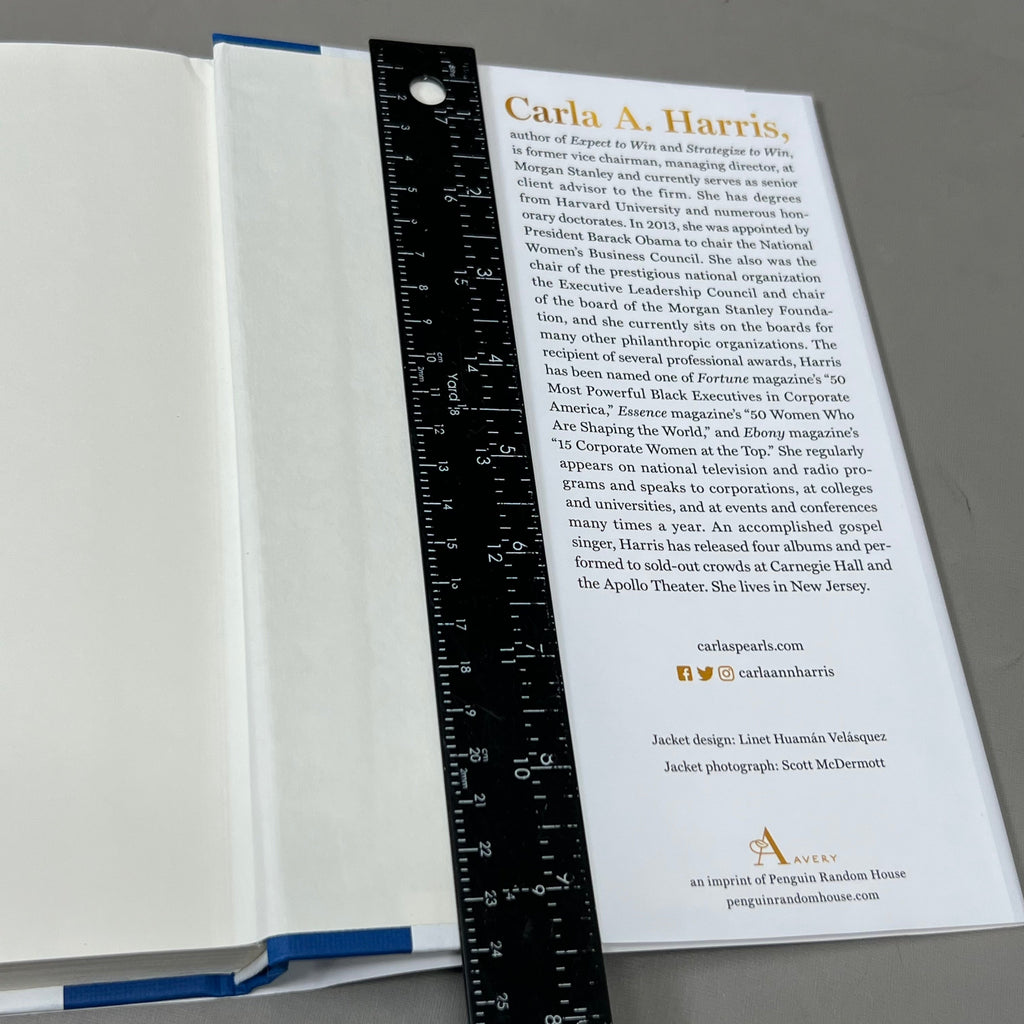 LEAD TO WIN Hardback By Carla A. Harris Published by Penguin Random House 9"x6"