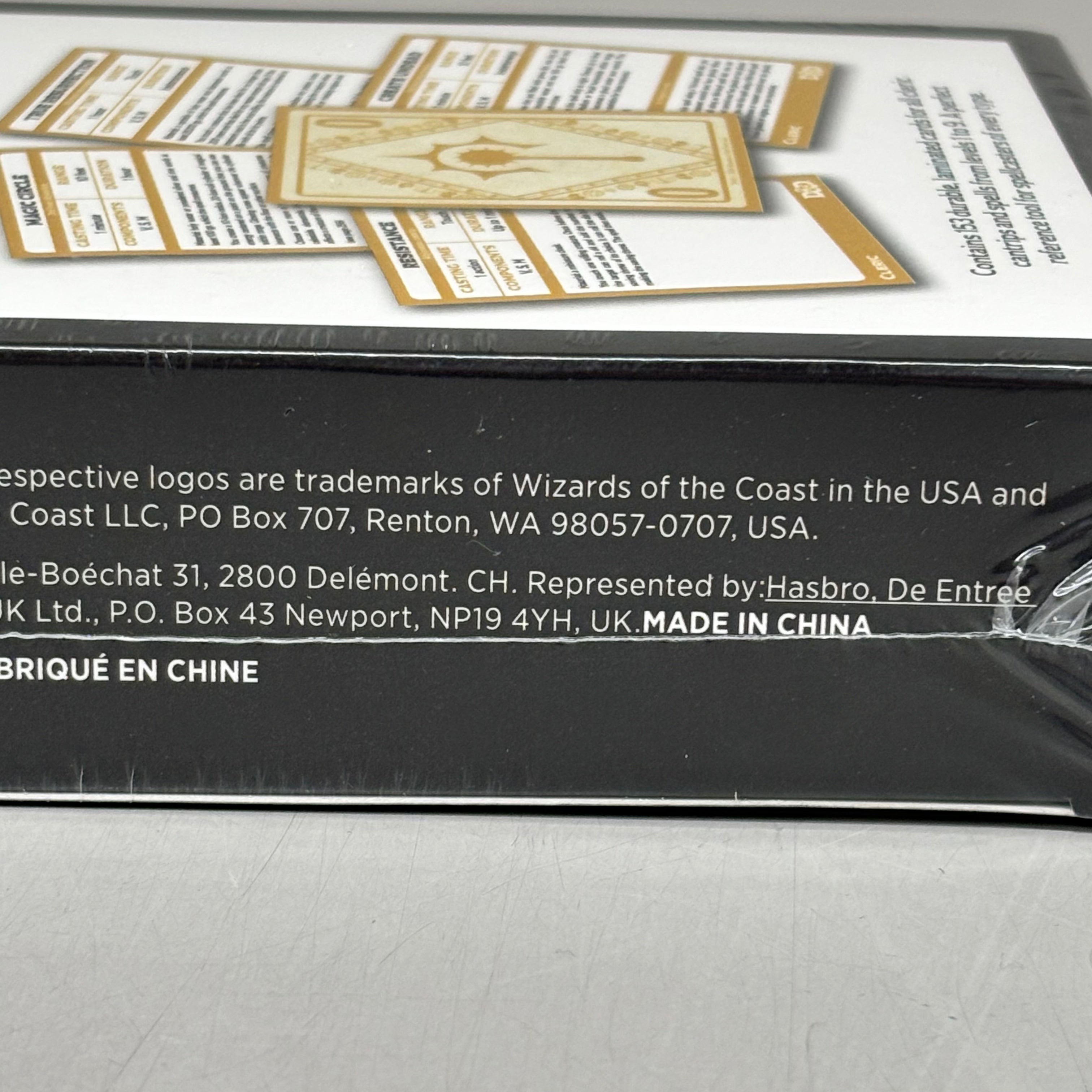 DUNGEONS & DRAGONS Spell Book Cards Cleric 153 Durable Laminated Cards C56660000