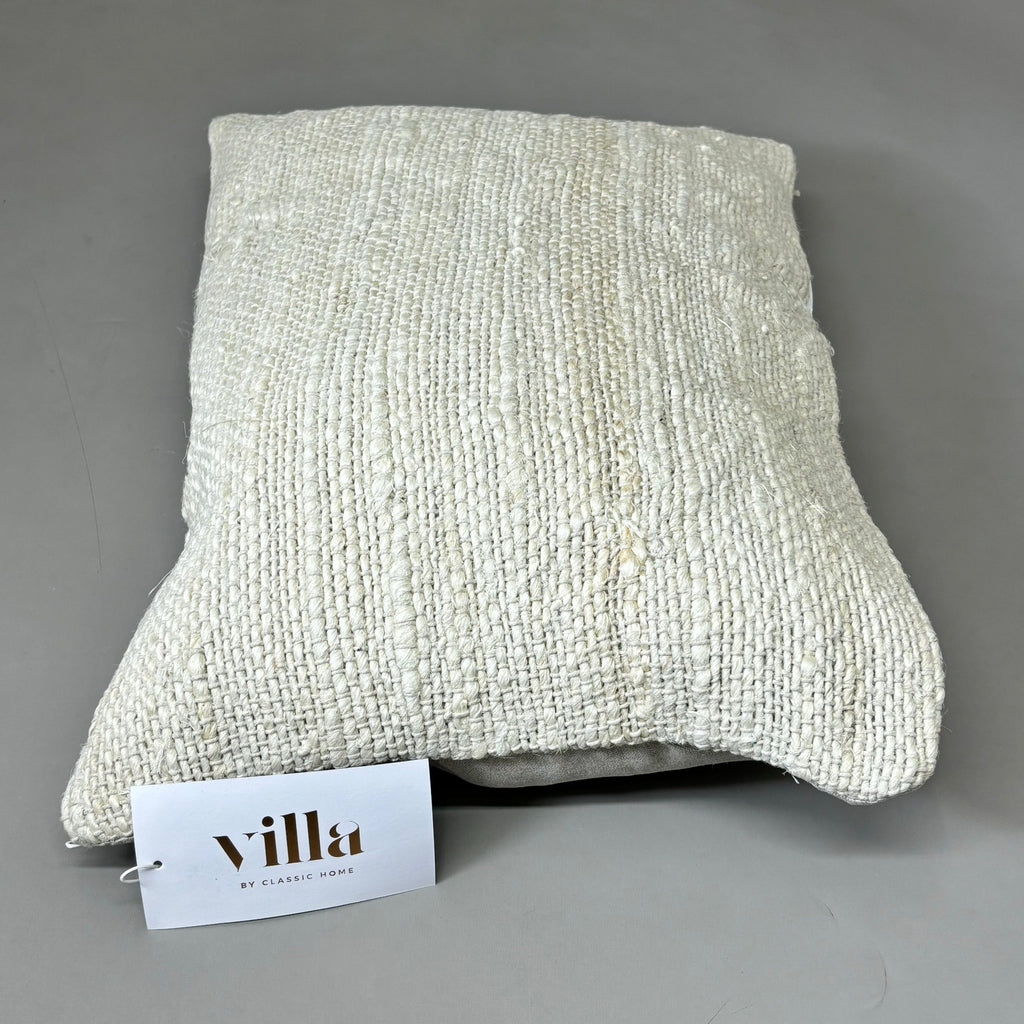 VILLA 14"x20" ST Halter Decorative Throw Pillow in Ivory